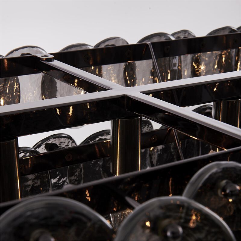 Uroko Medium Linear Chandelier by Kalco