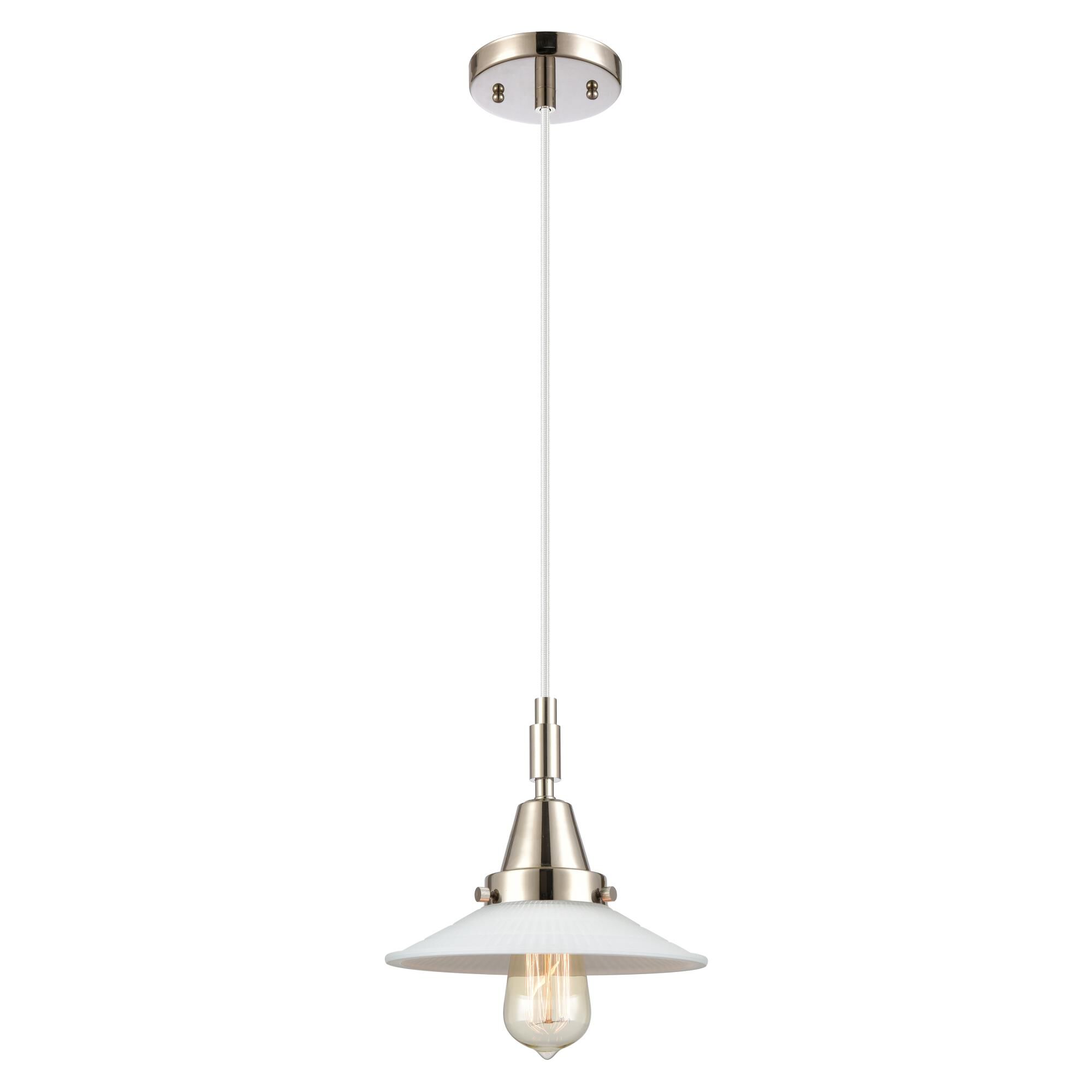 Bruno Marashlian Halophane 9 Inch Mini Pendant by Innovations Lighting