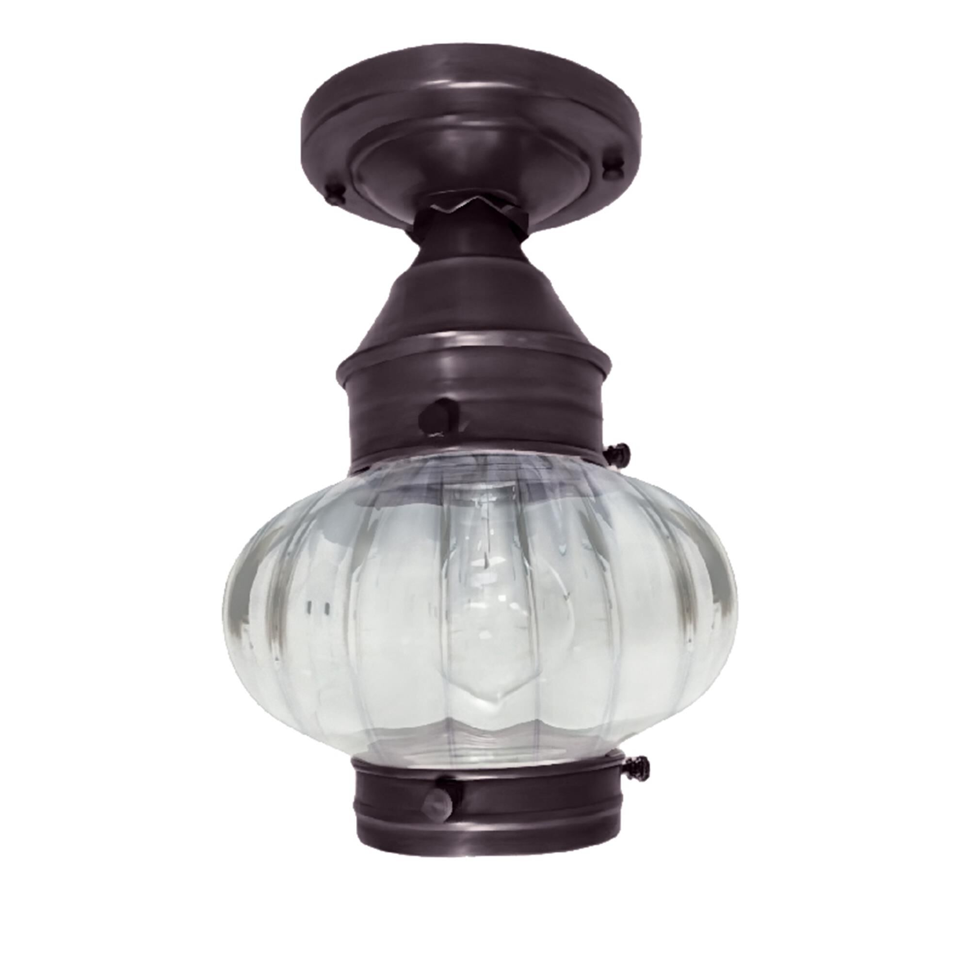 Onion 7 Inch Outdoor Flush Mount,