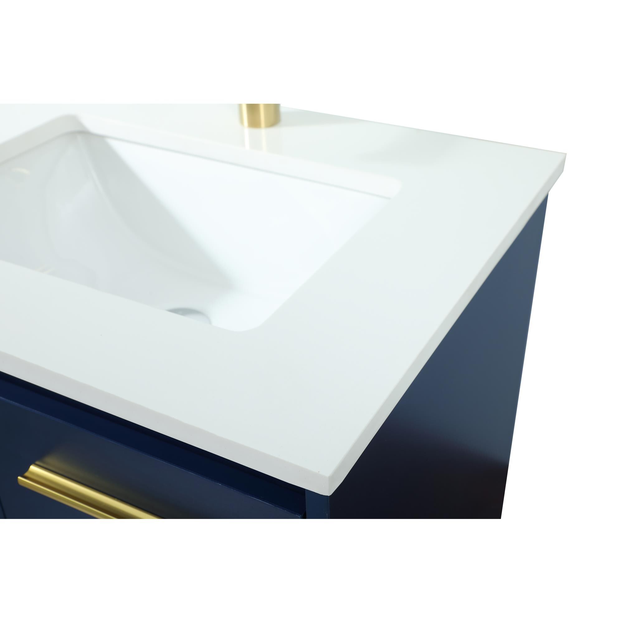 Shown in Blue finish