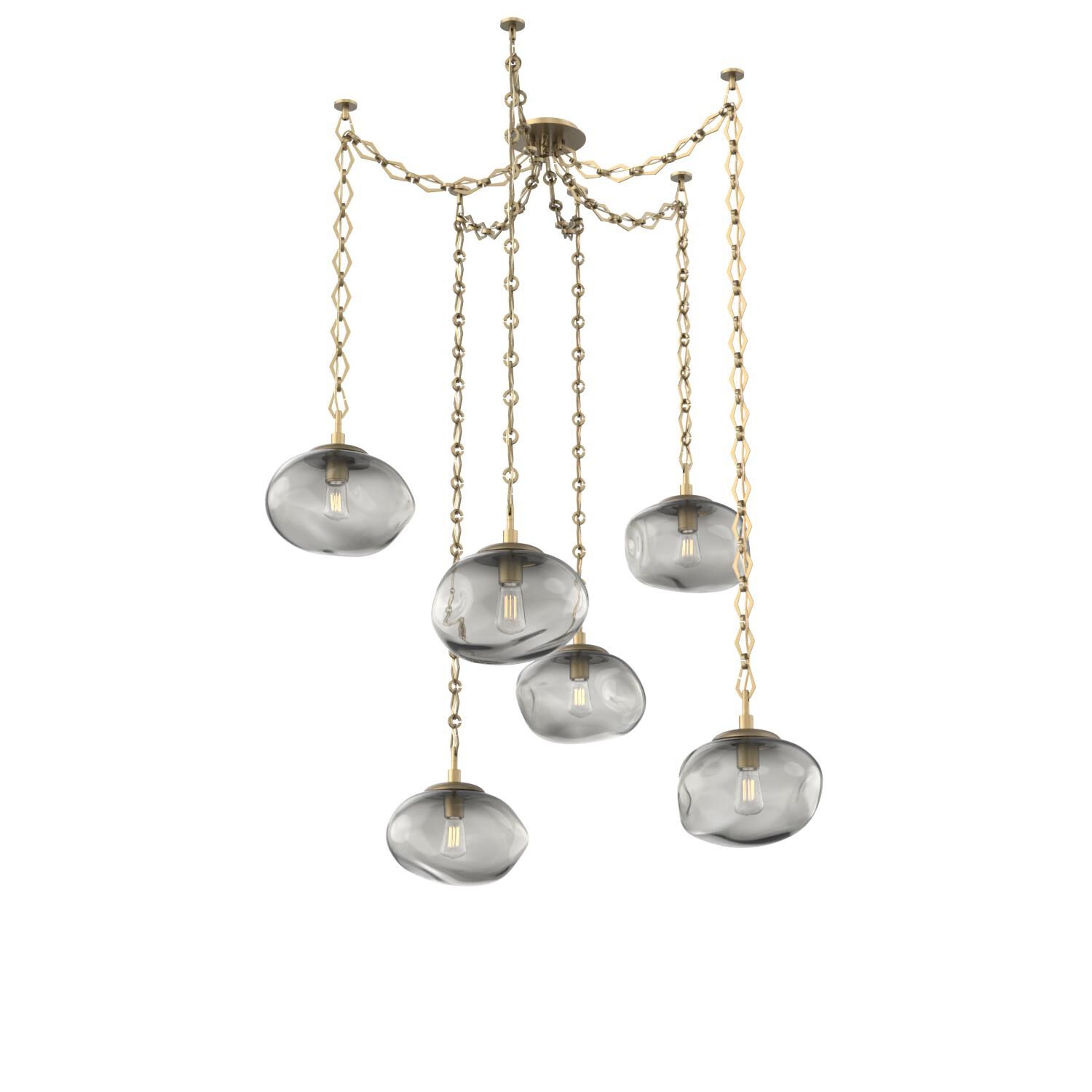 Levi Wilson Nova 19 Inch Multi Pendant Light by Hammerton Studio