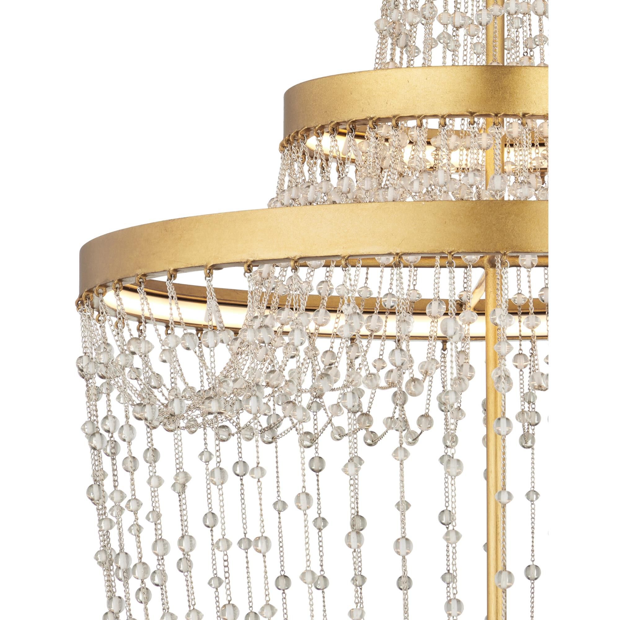 Mademoiselle 22 Inch Mini Chandelier by Currey and Company