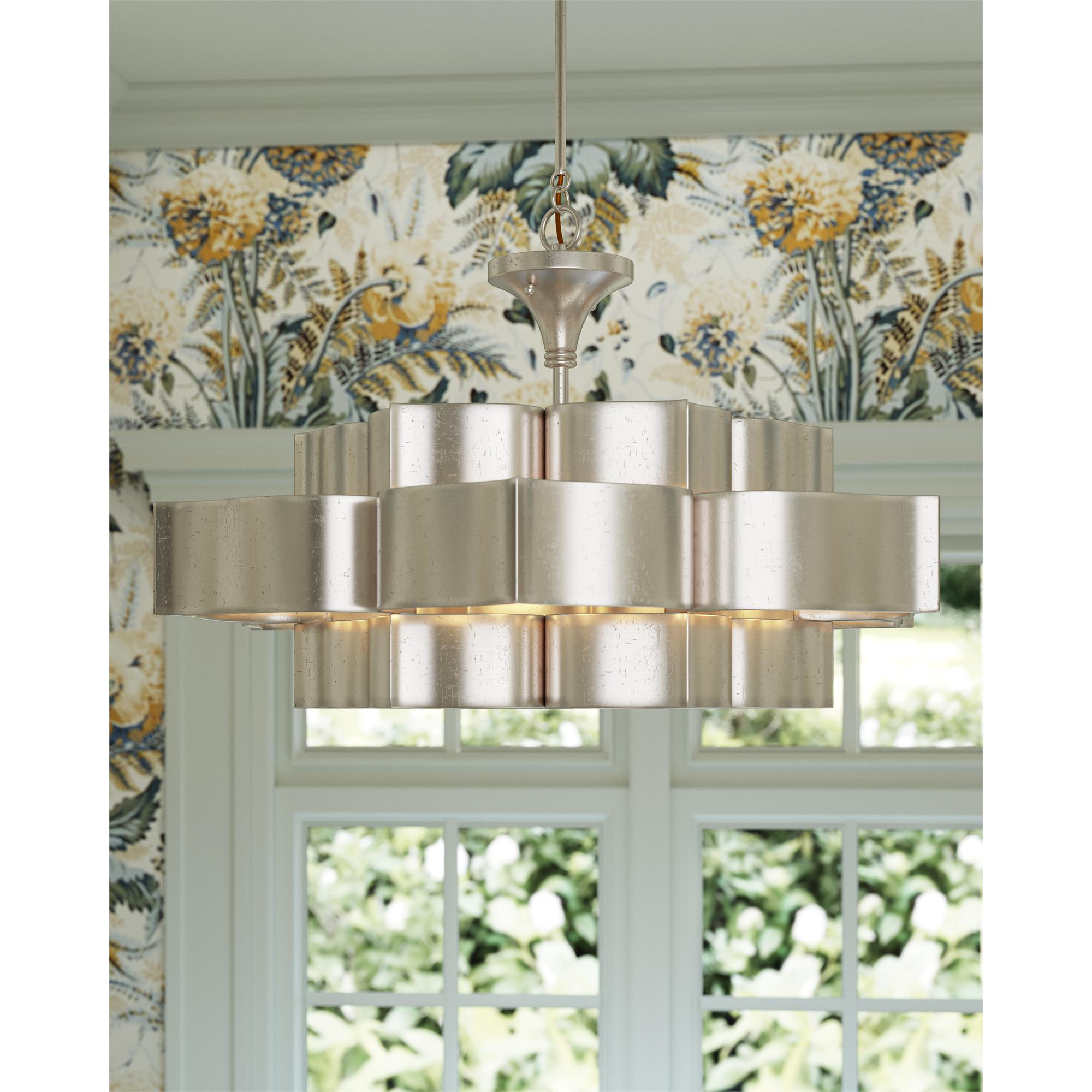 Grand Lotus 30 Inch Pendant Light,