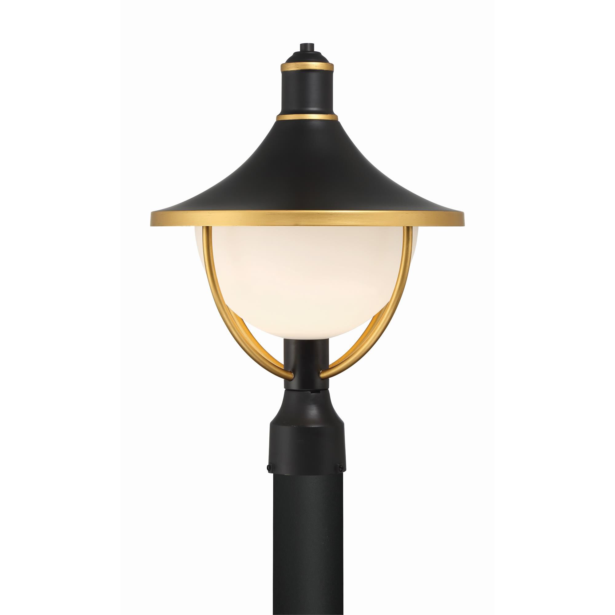 Shown in Matte Black and Textured Gold finish