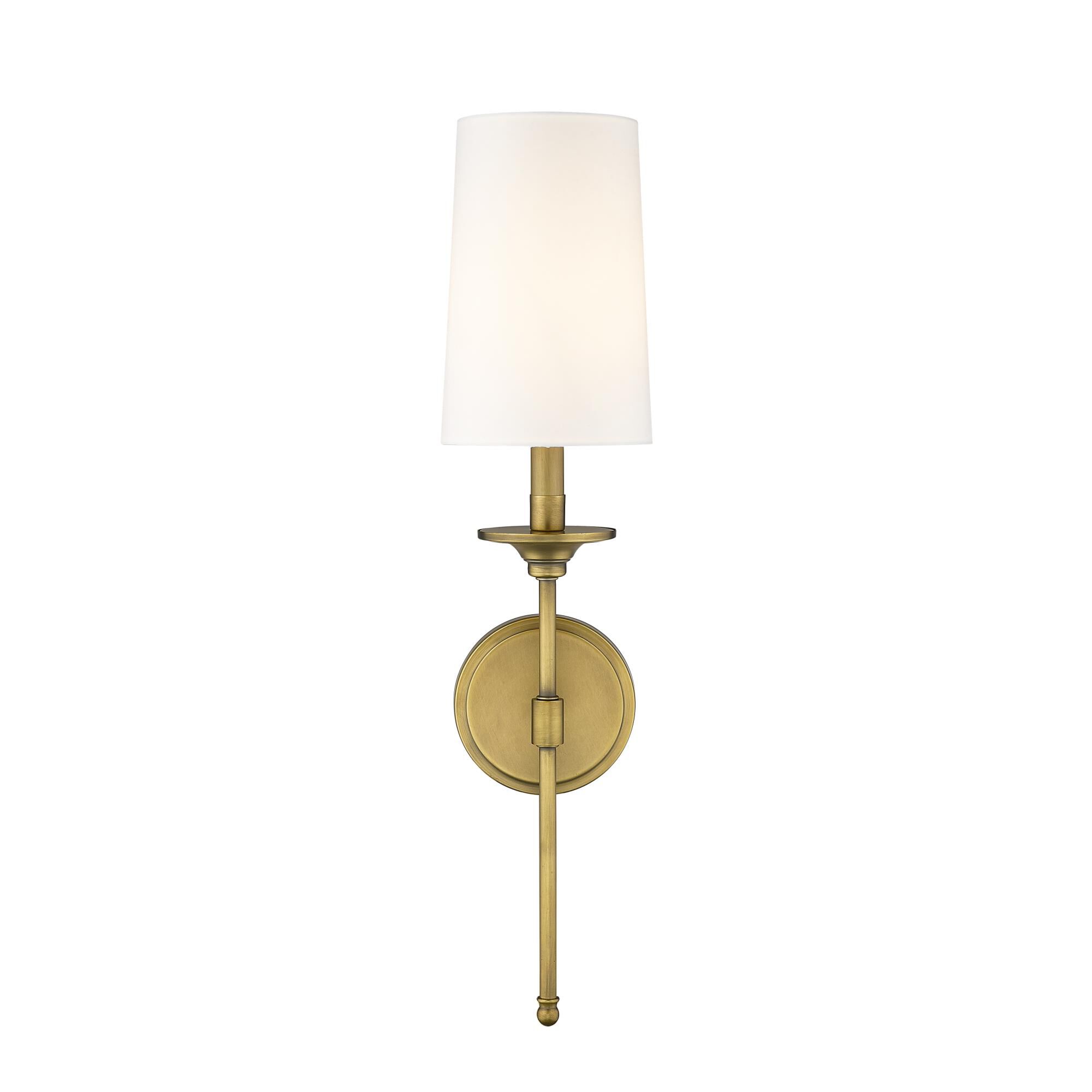 Shown in Rubbed Brass finish and Cloth Cover glass and Cloth Cover shade