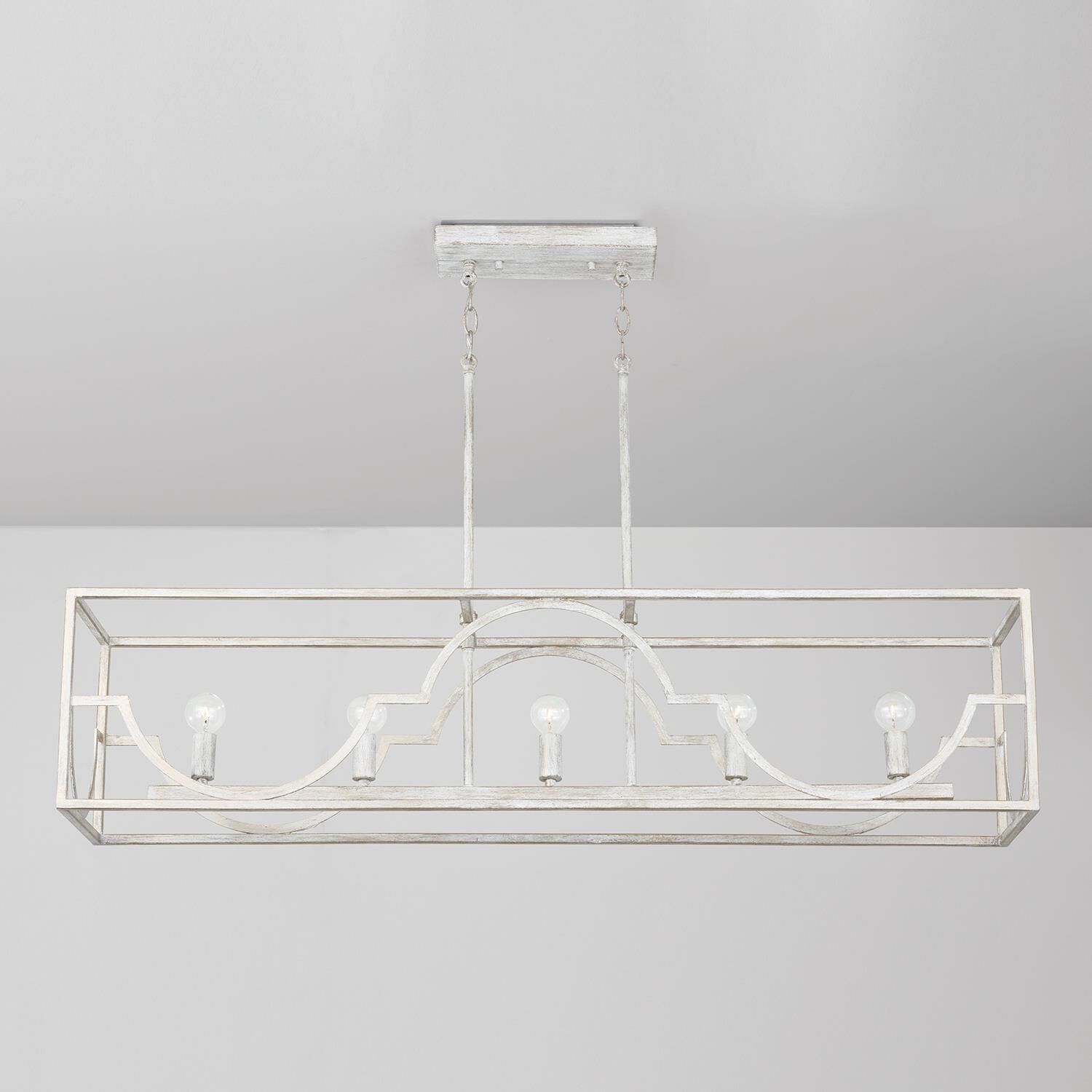 Demi 45 Inch 5 Light Linear Suspension Light Capitol Lighting