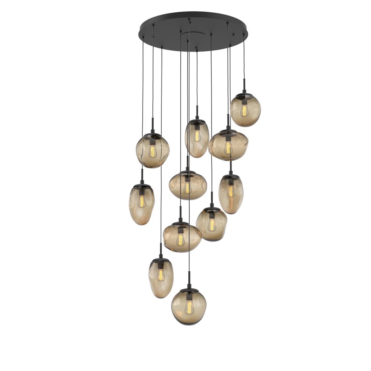 Levi Wilson Nebula 37 Inch 11 Light Multi Light Pendant by Hammerton Studio
