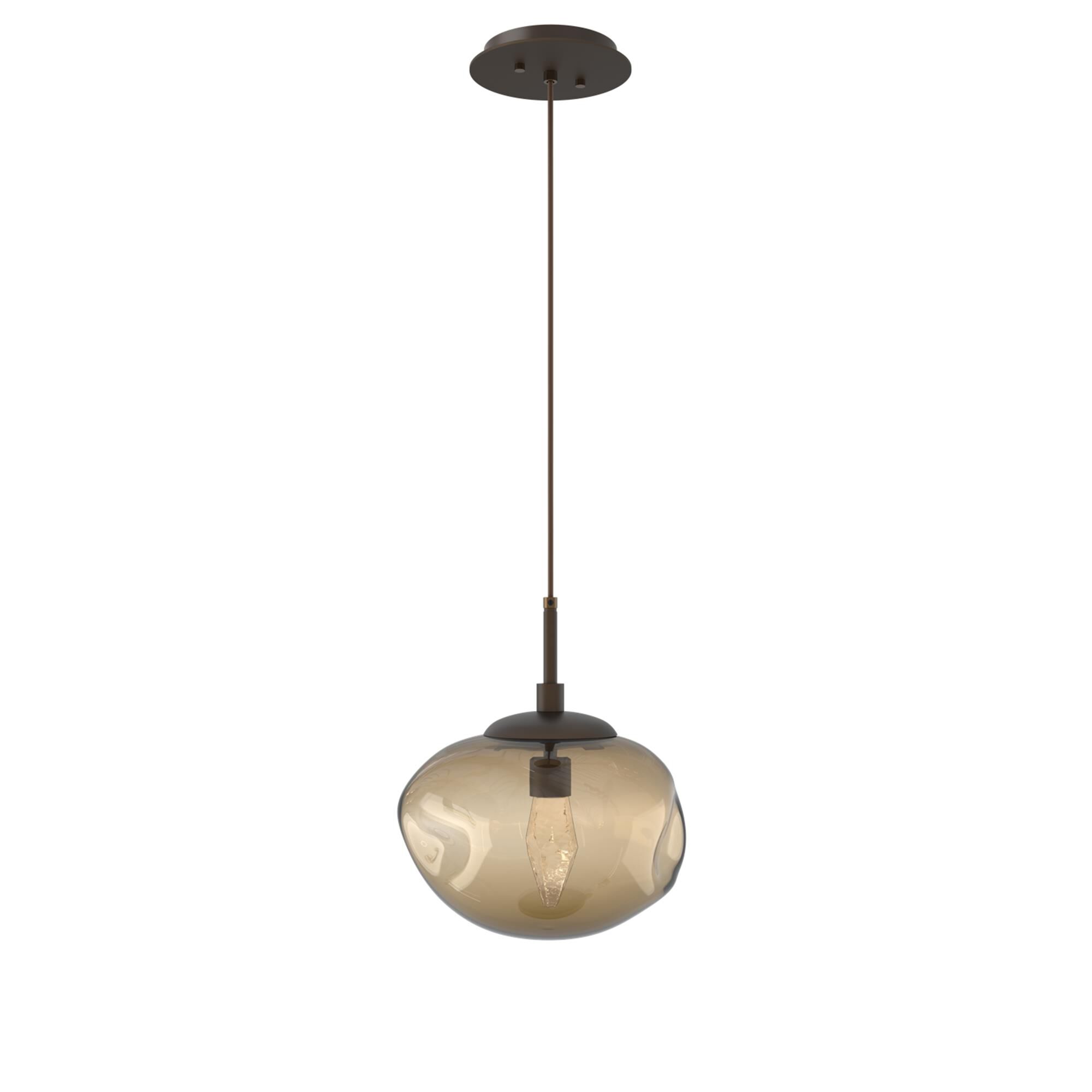 Shown in Flat Bronze finish and Geo Inner Bronze Outer glass