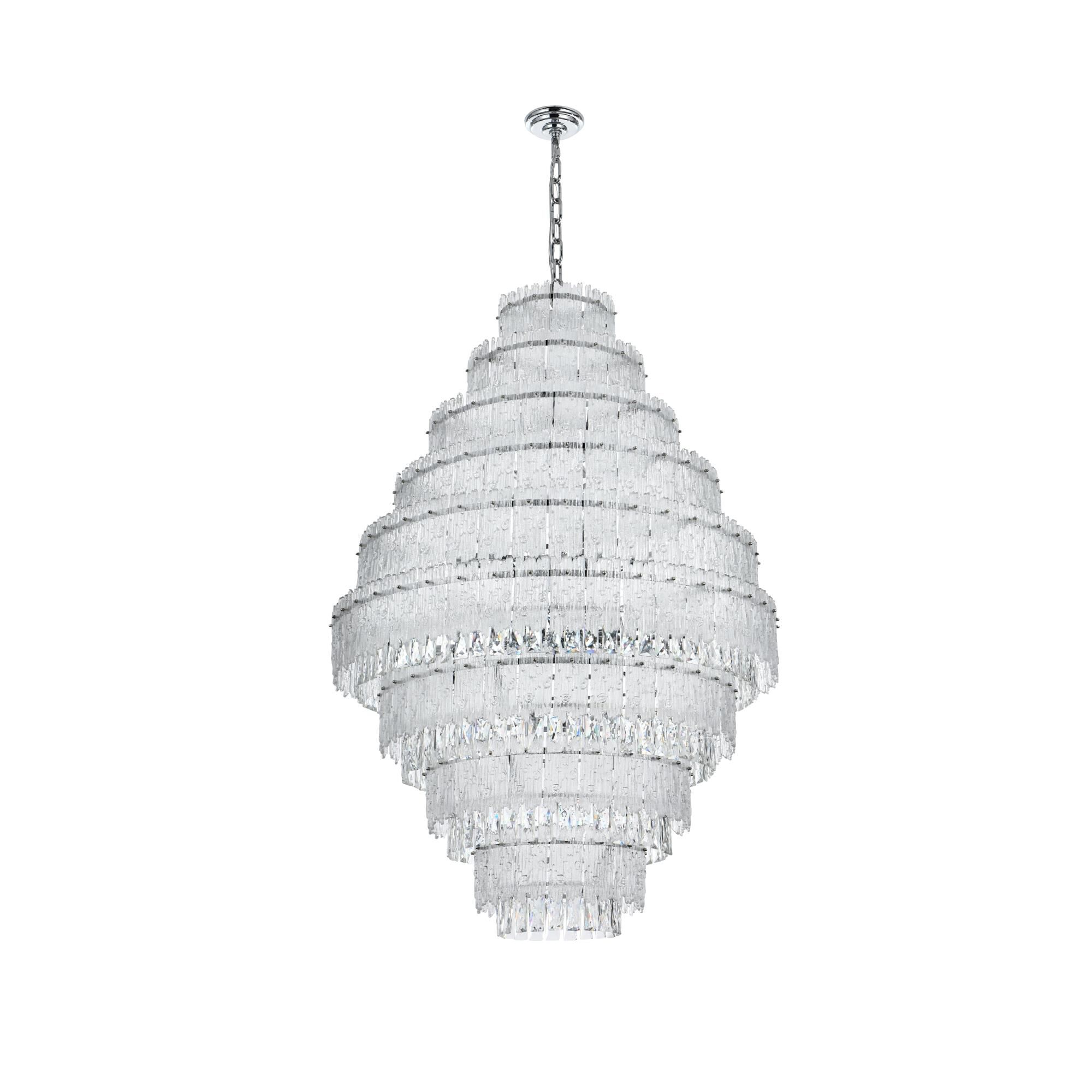 Shown in Chrome finish and Rc crystal and Clear glass