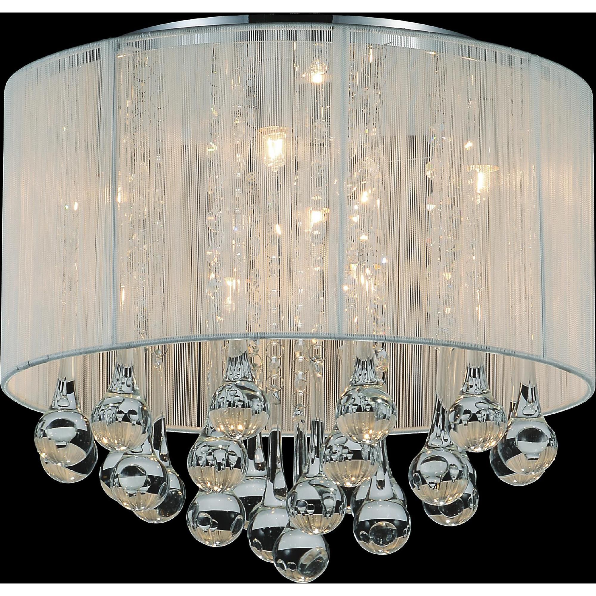 Water Drop 14 Inch 6 Light Flush Mount by CWI Lighting
