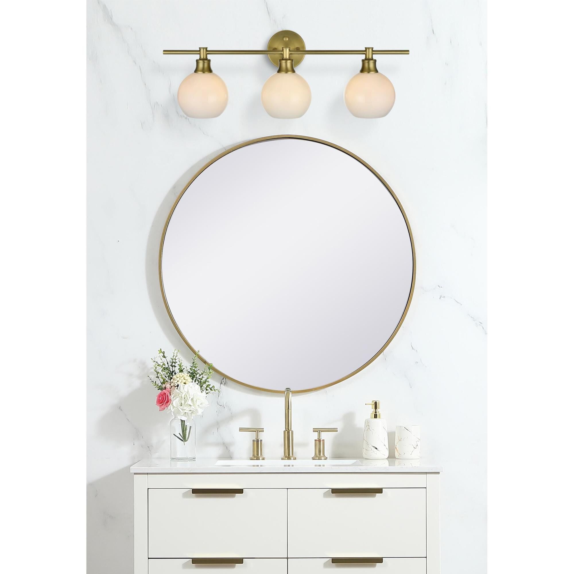 Shown in Satin Gold finish