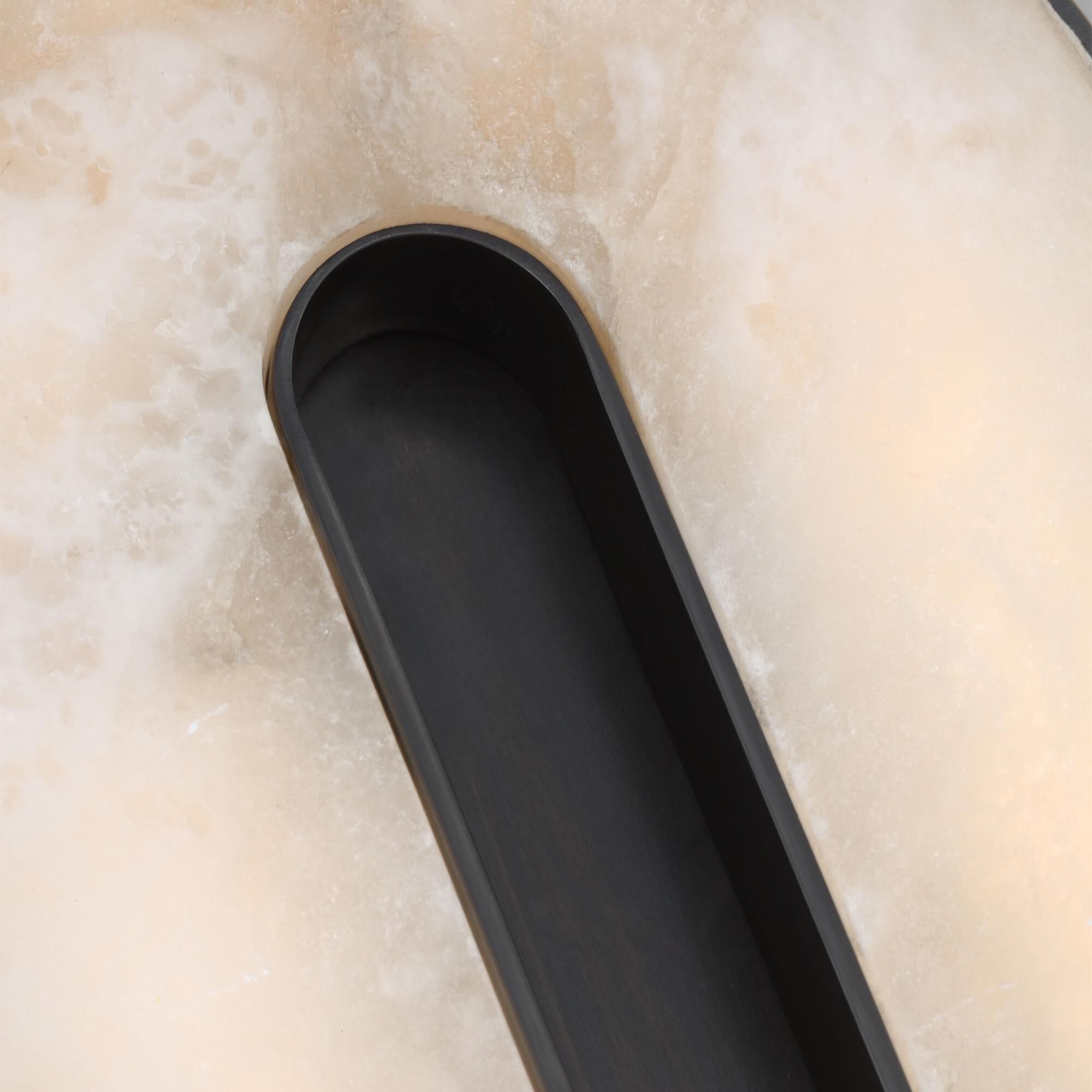 Shown in Bronze finish and Alabaster shade