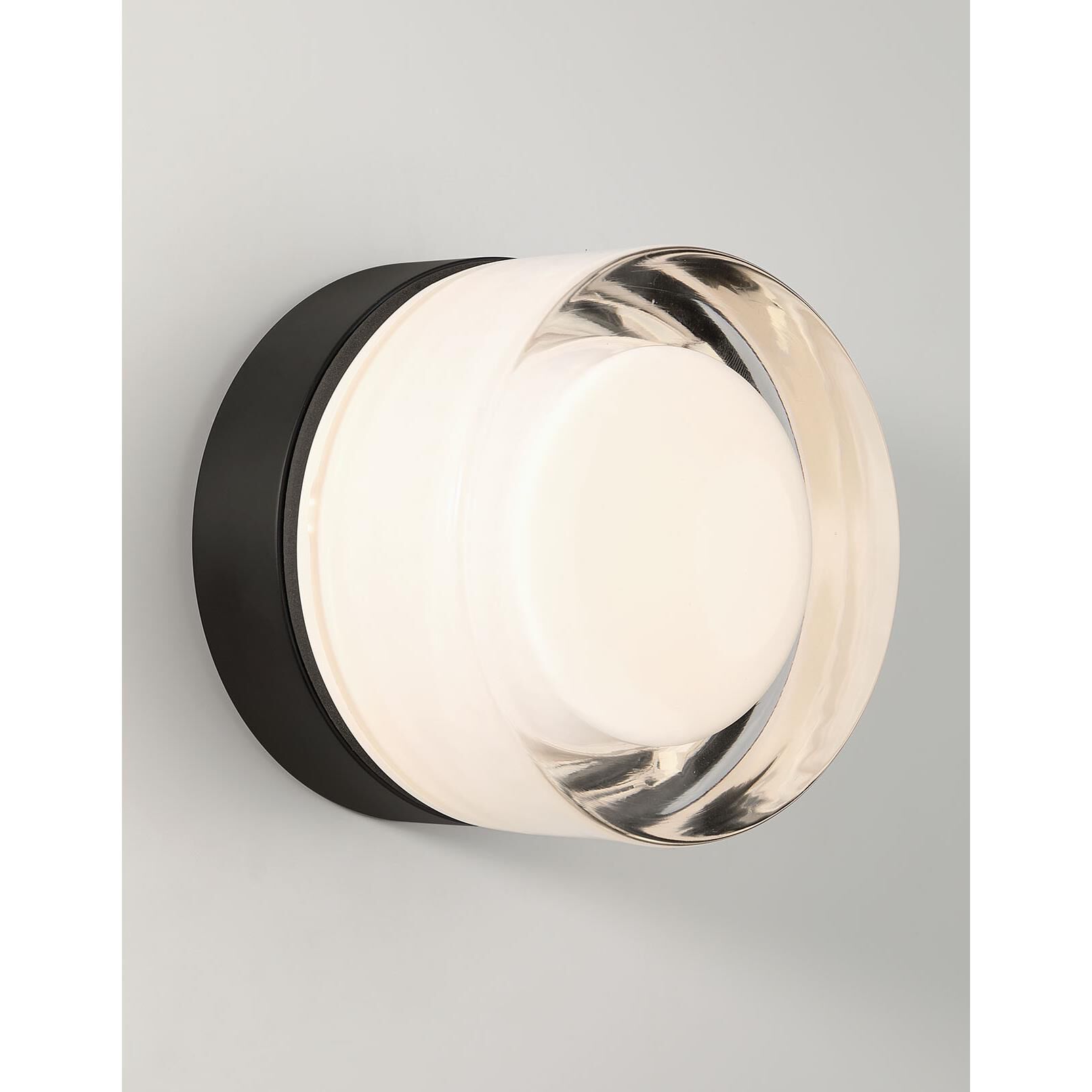 Shown in Matte Black finish and Clear Smooth glass