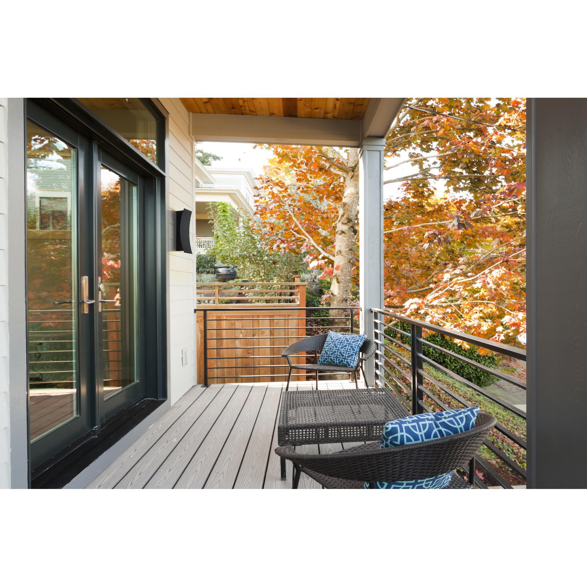 Landrum 12 Inch Tall 2 Light LED Outdoor Wall Light by Z-Lite