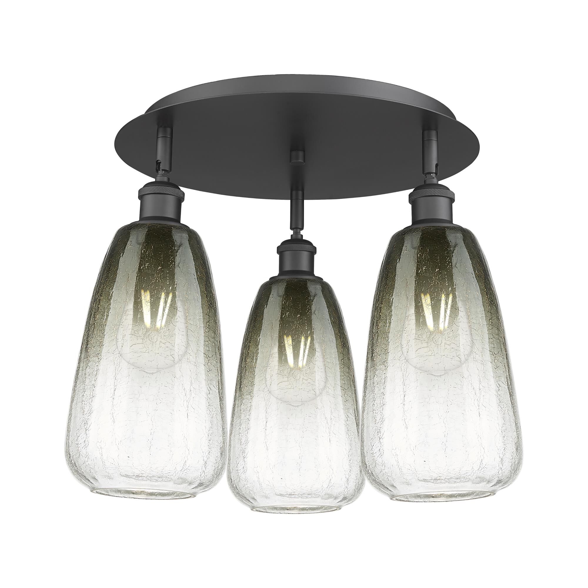 Bruno Marashlian Brookhaven Almond 18 Inch Flush Mount by Innovations Lighting