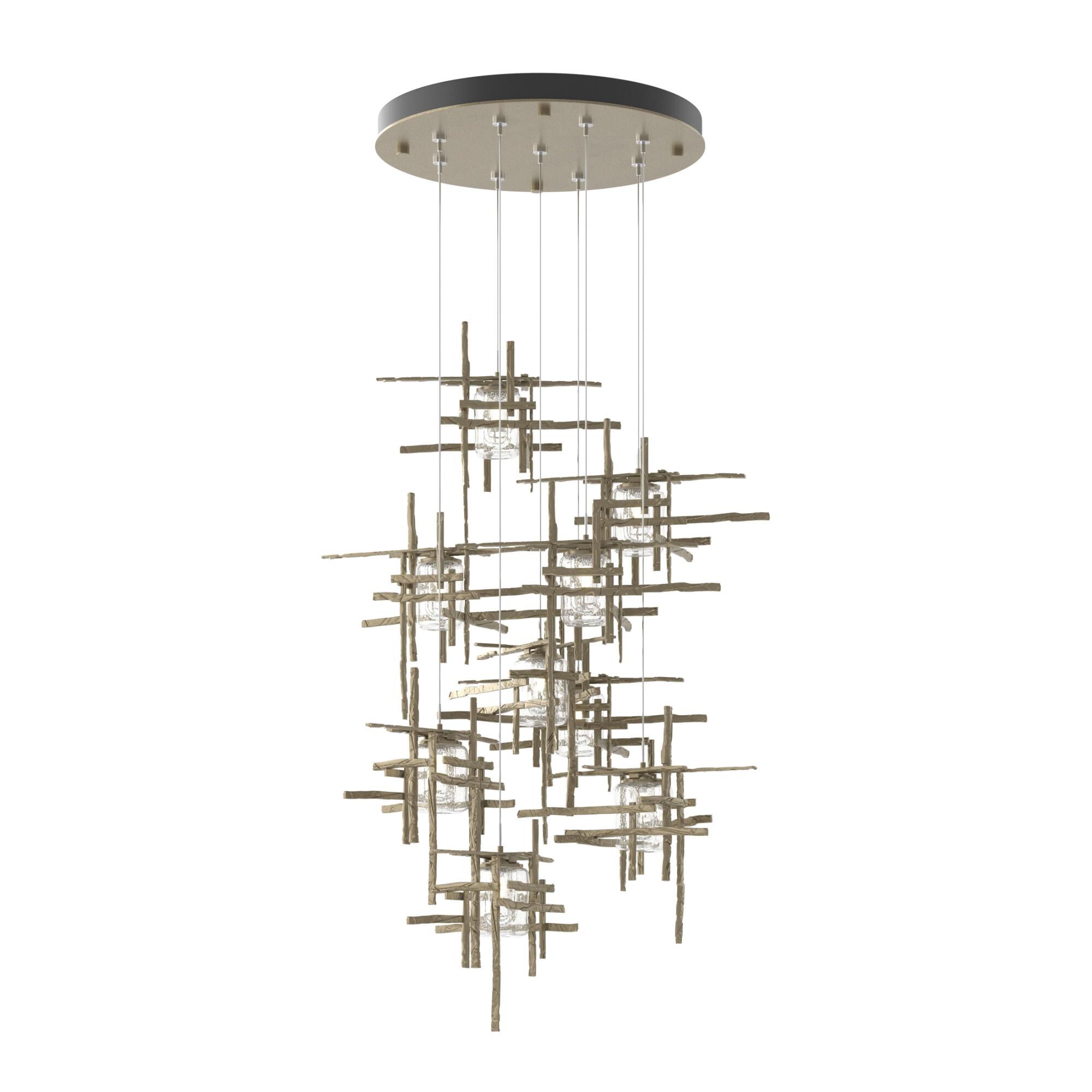 Tura 30 Inch Multi Light Pendant by Hubbardton Forge
