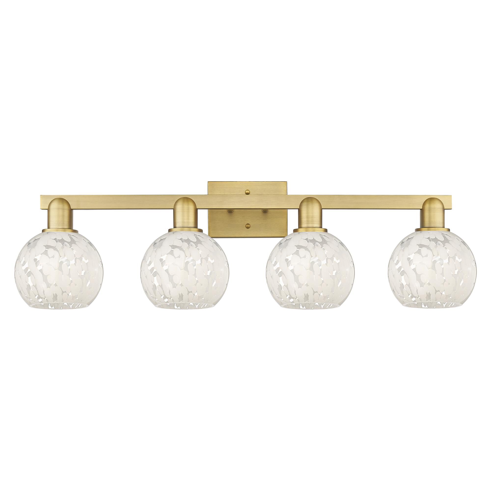 Bruno Marashlian White Mouchette 33 Inch Bath Vanity Light by Innovations Lighting