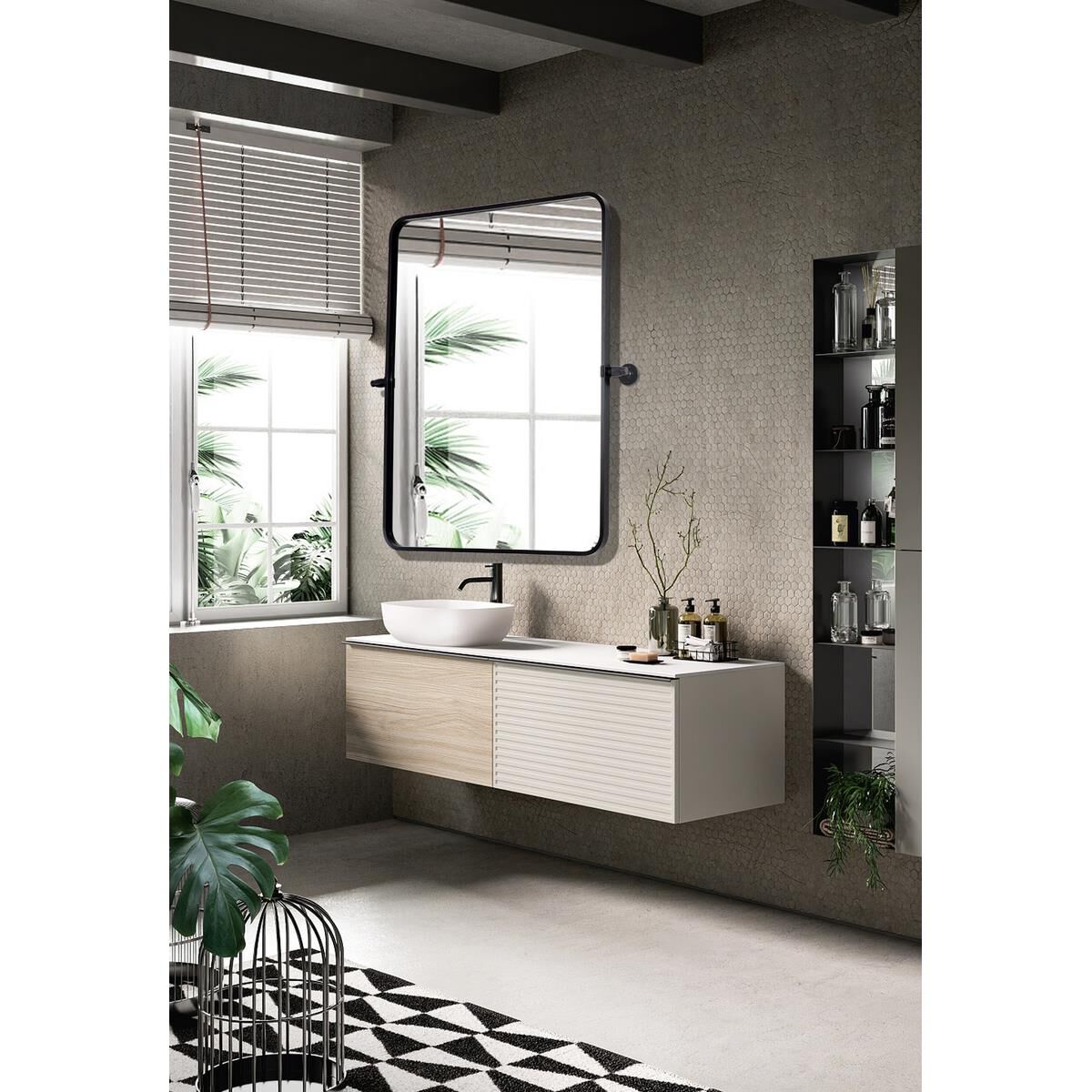 Shown in Black finish