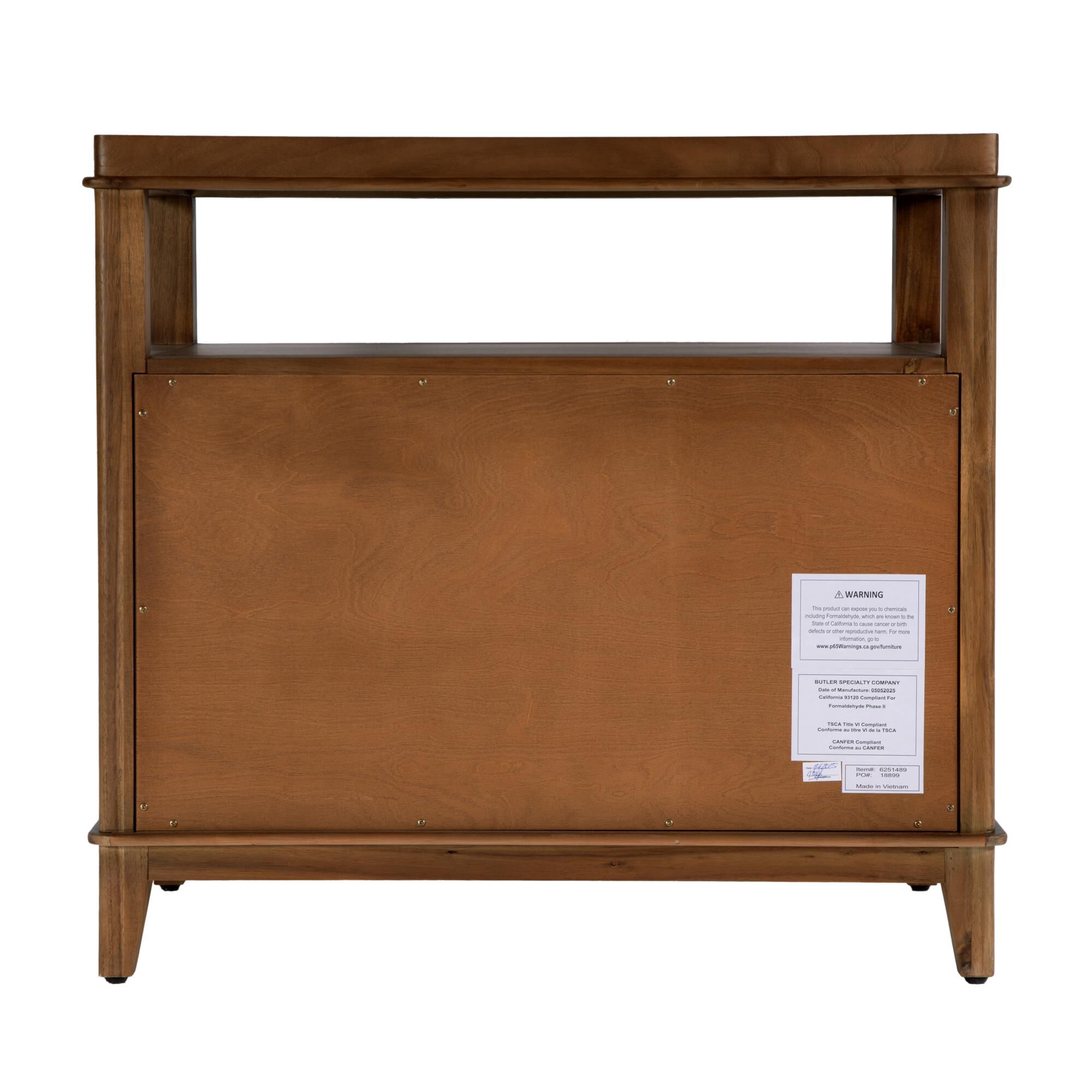 Shown in Natural Walnut finish