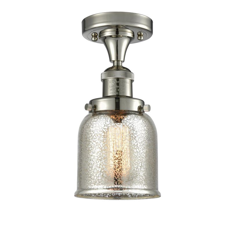 Bruno Marashlian Small Bell 5 Inch 1 Light Semi Flush Mount by Innovations Lighting