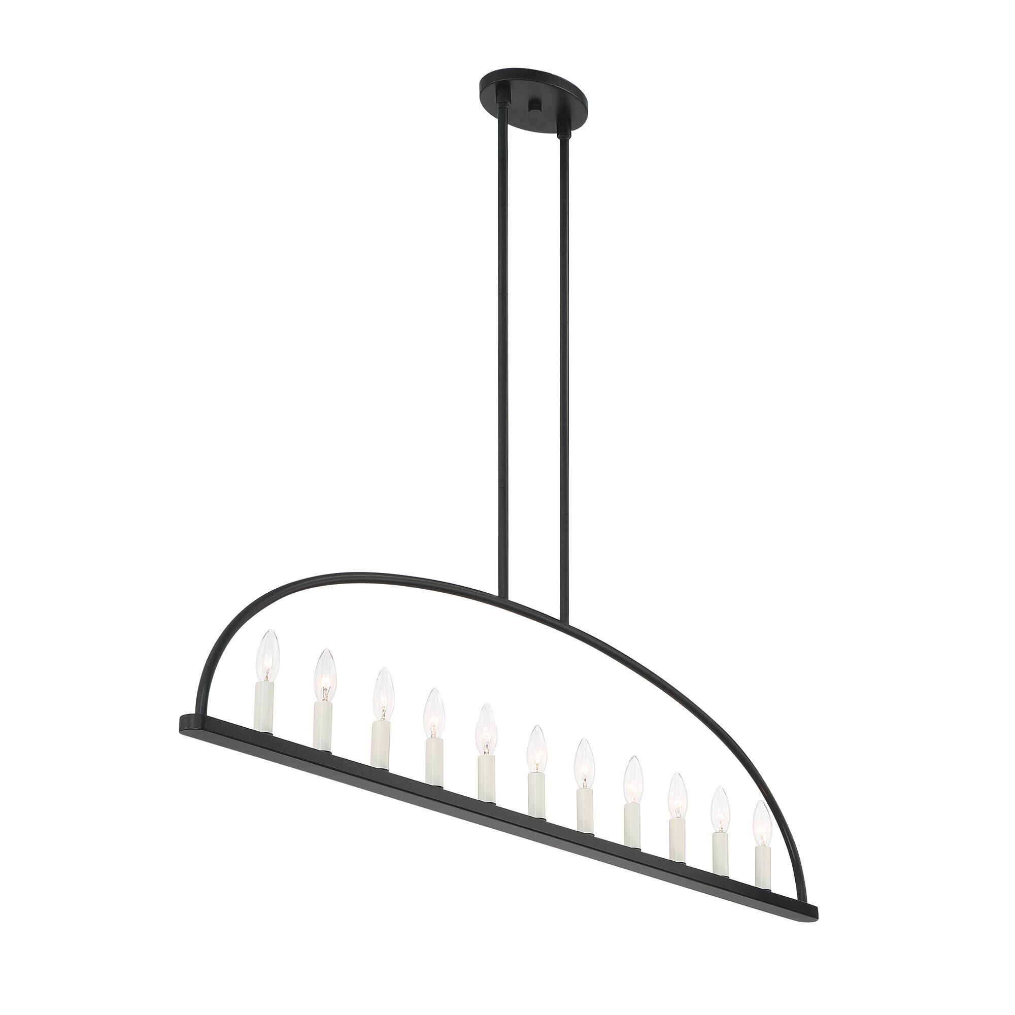 Abbott 54 Inch 11 Light Linear Suspension Light by Crystorama