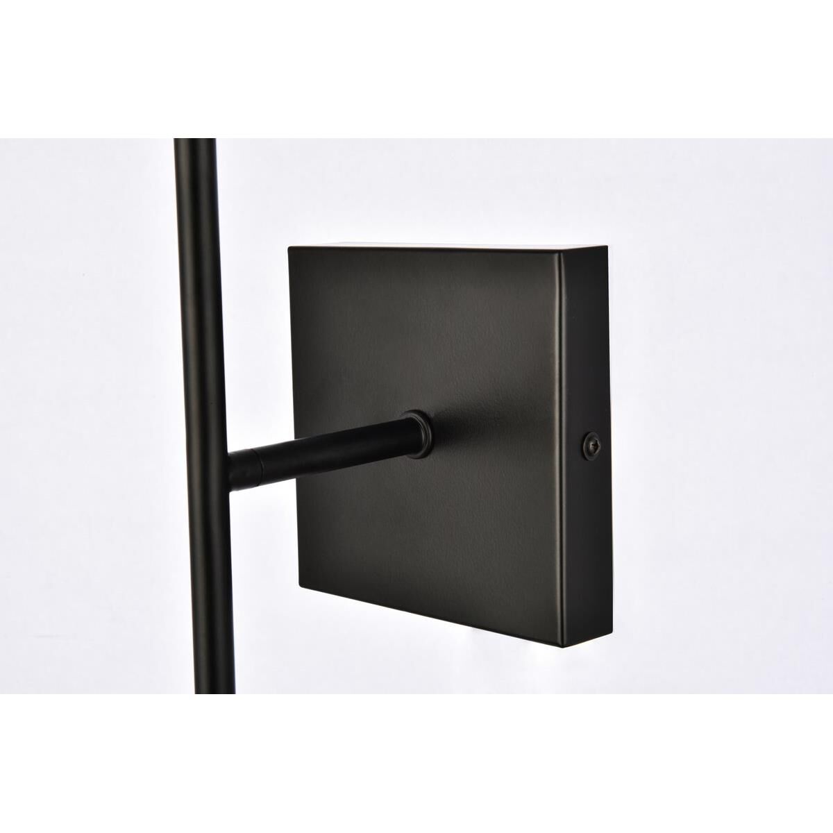 Shown in Black finish and Clear glass