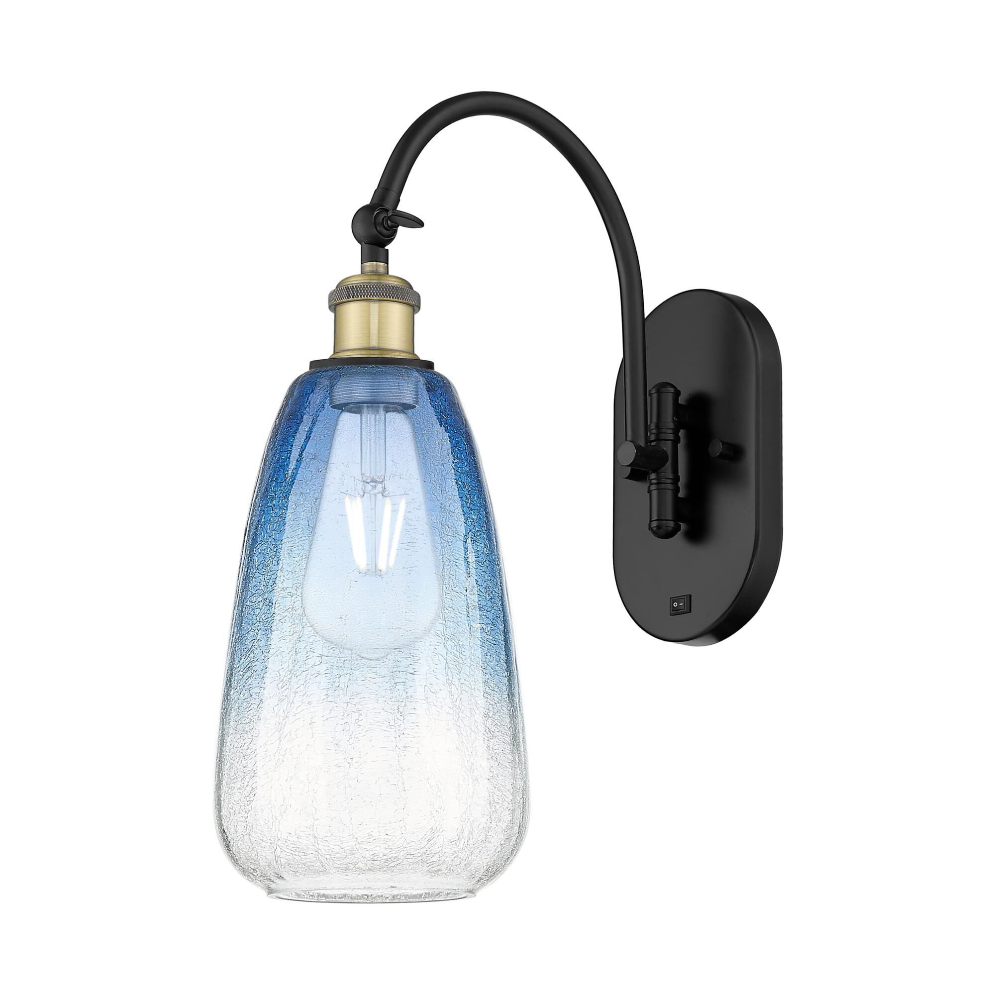 Bruno Marashlian Brookhaven Almond 6 Inch Wall Swing Lamp by Innovations Lighting