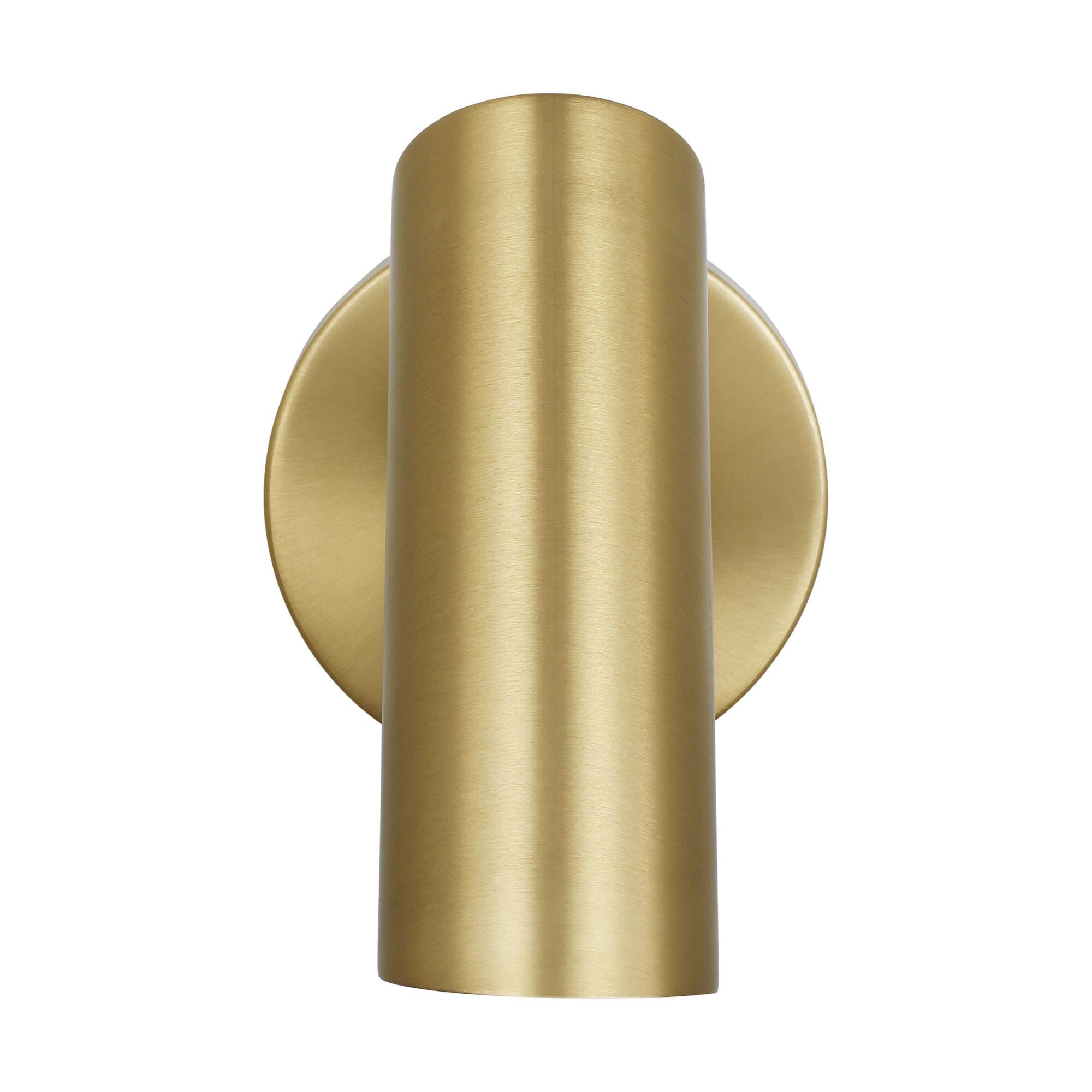 Shown in Satin Brass finish and Satin Brass shade