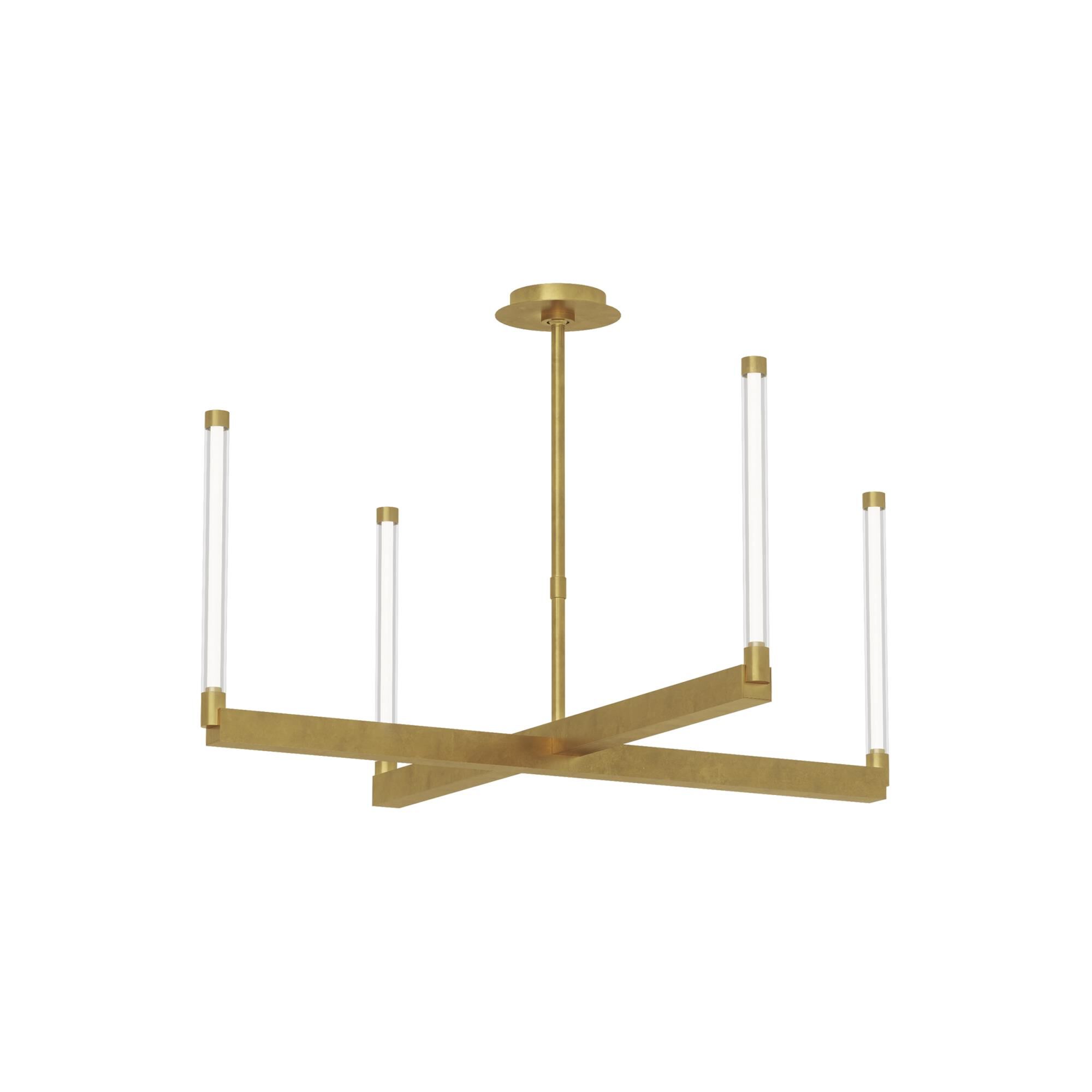 Kelly Wearstler Phobos 36 Inch 4 Light LED Chandelier by Visual Comfort Modern Collection