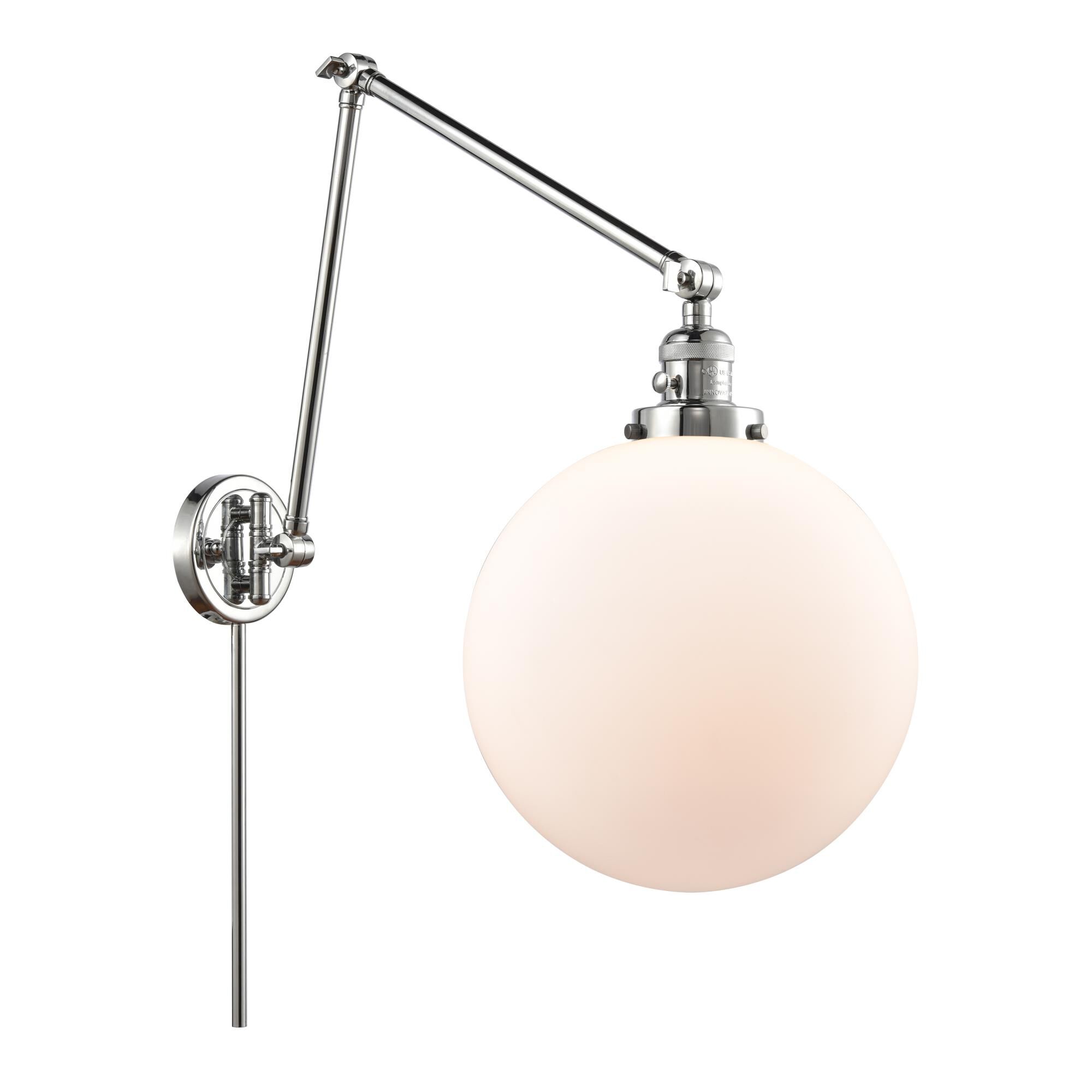 Bruno Marashlian Xx-Large Beacon Wall Swing Lamp by Innovations Lighting