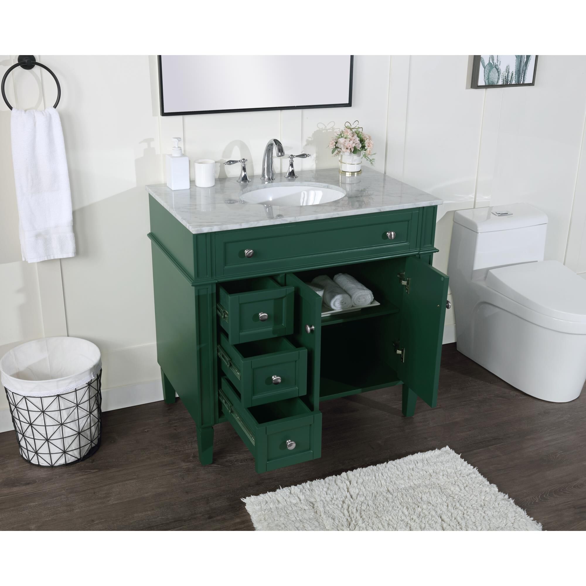 Shown in Green finish