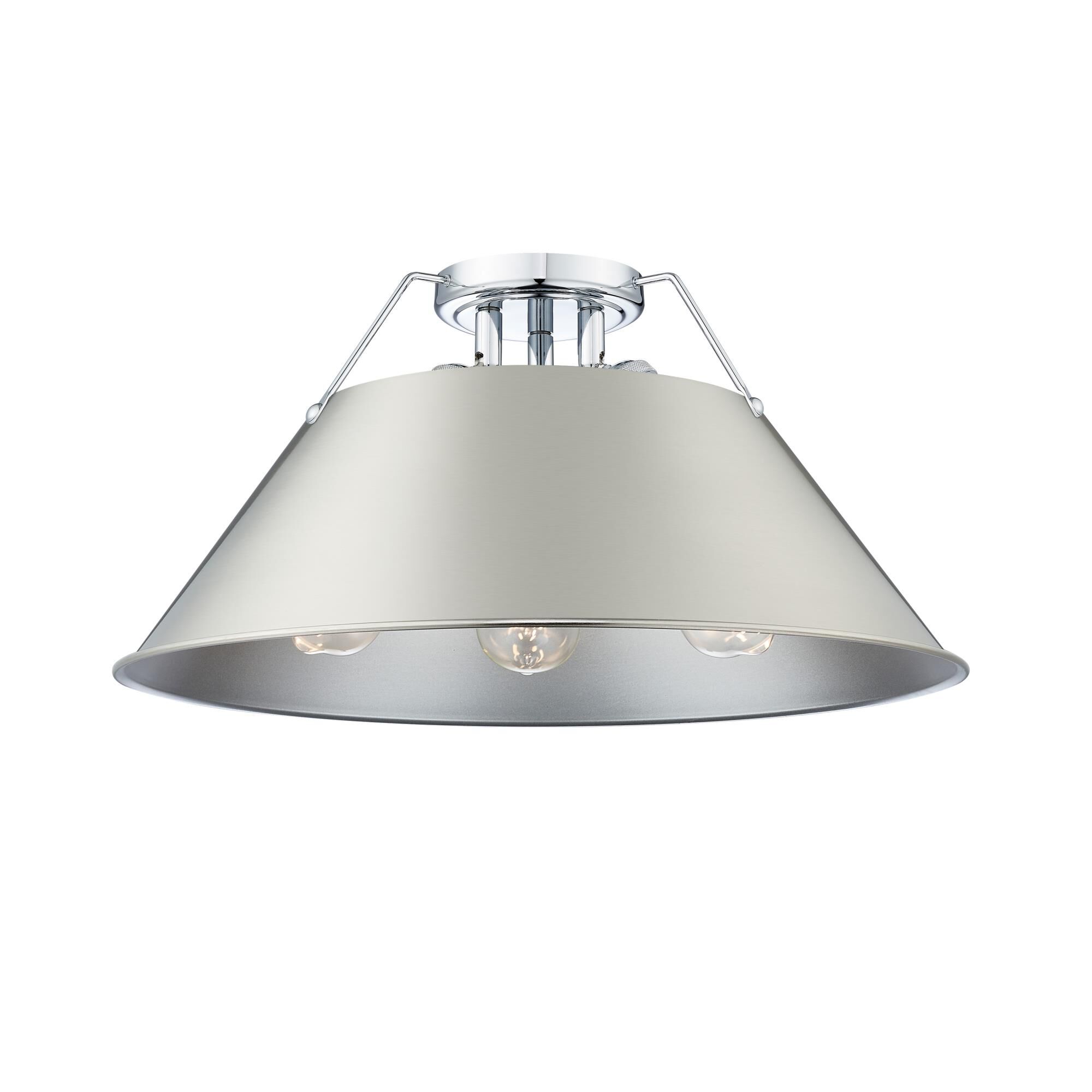 Orwell 19 Inch Semi Flush Mount by Golden Lighting