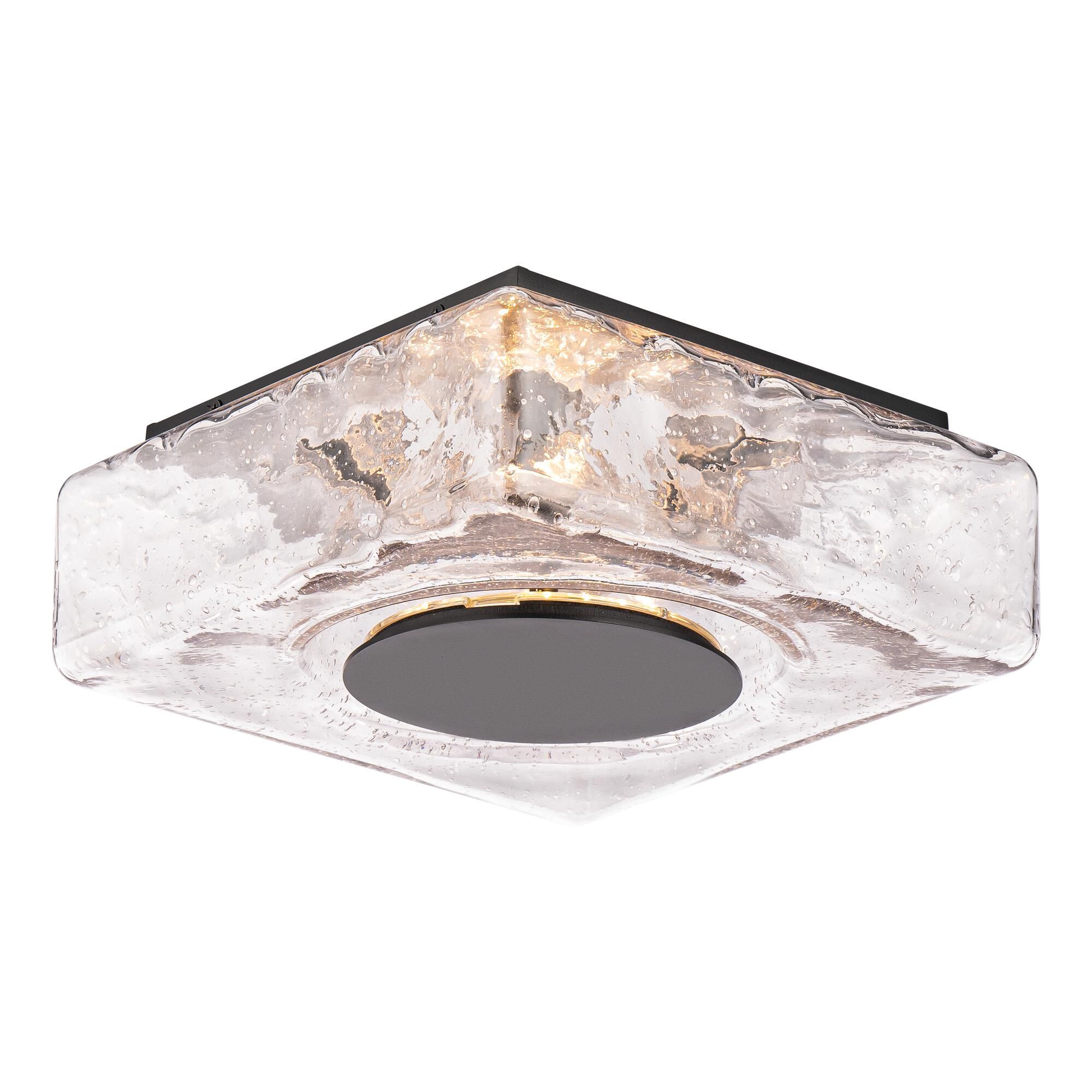 dweLED Cuboid 10 Inch LED Outdoor Flush Mount