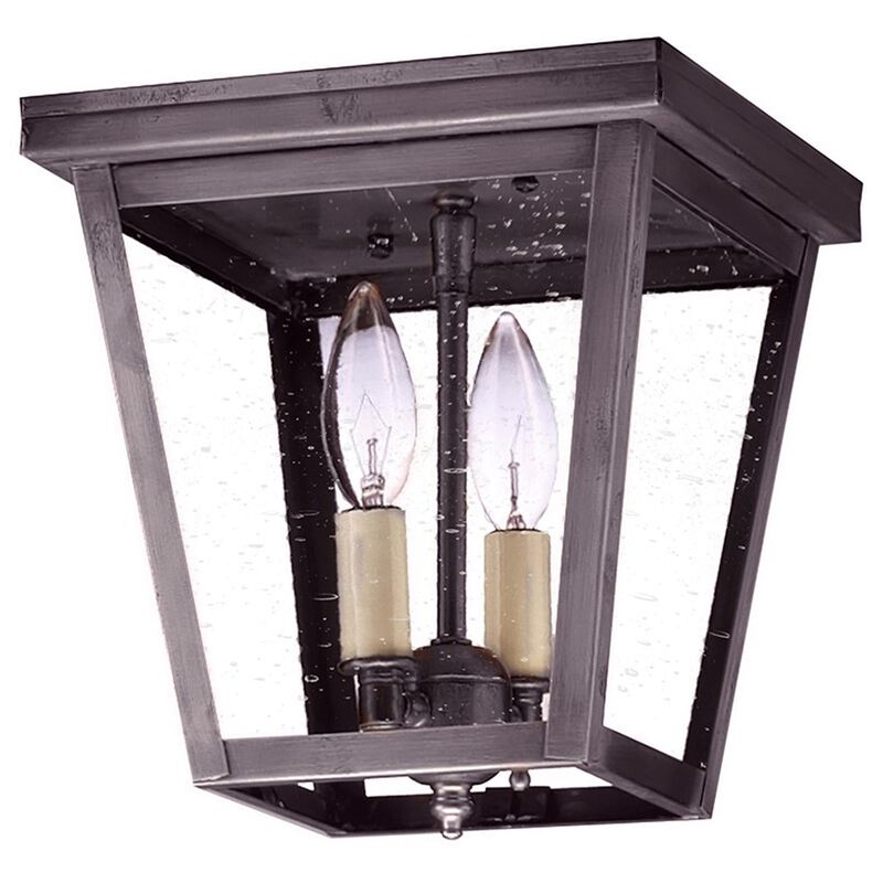 Williams 8 Inch 2 Light Outdoor Flush Mount by Northeast Lantern