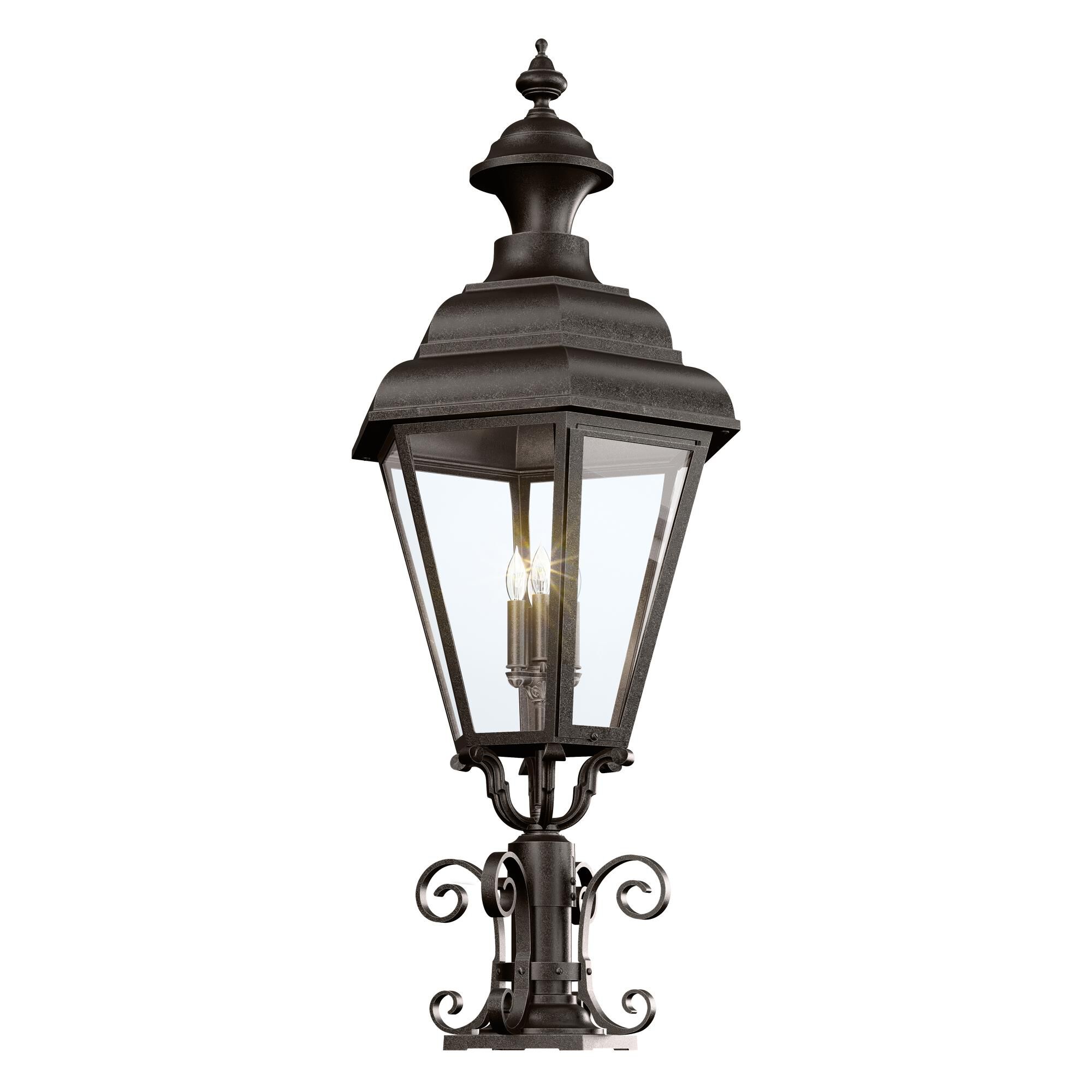 Jamestown 52 Inch Tall 4 Light Outdoor Post Lamp by Hanover Lantern