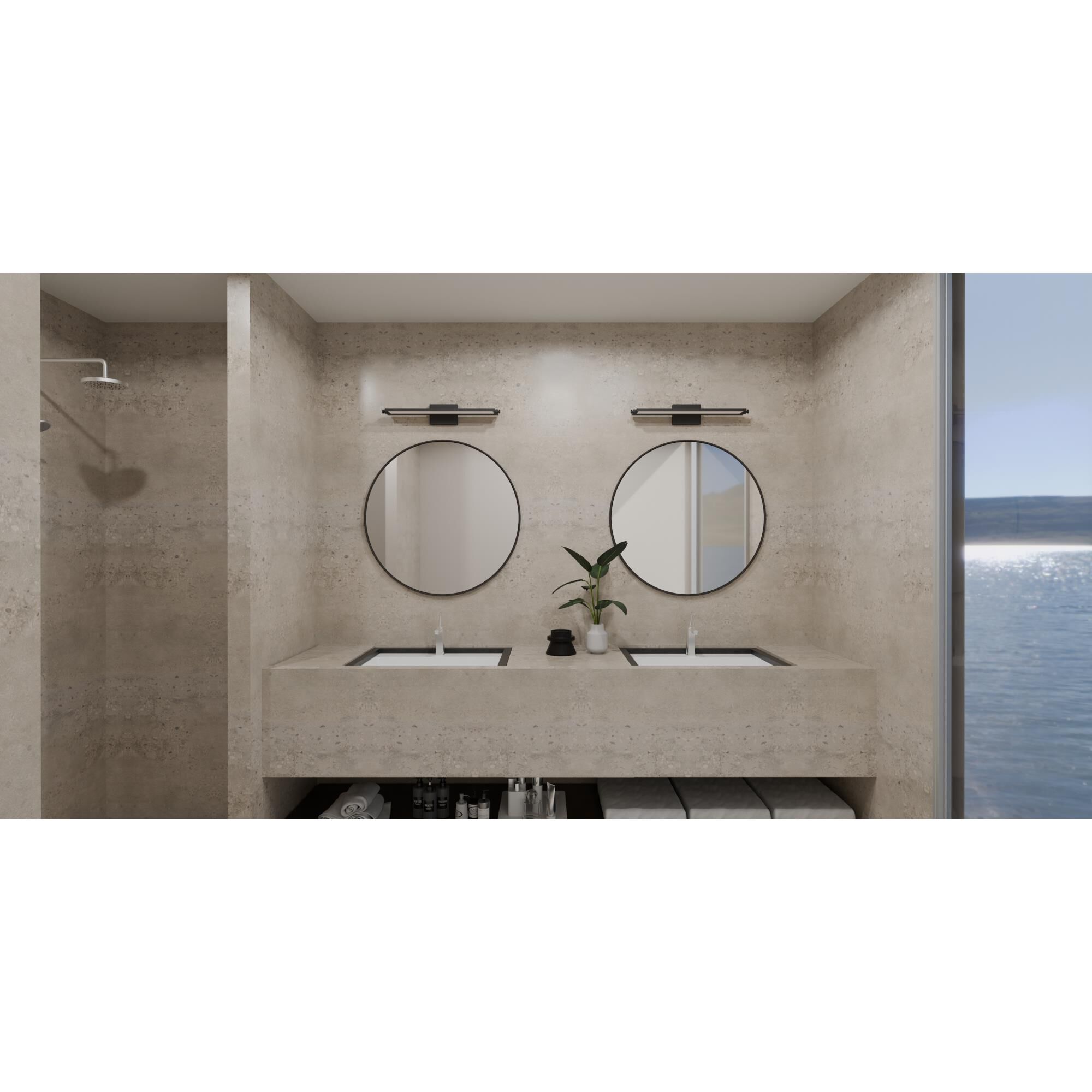 Astro 26.25 Inch 1 Light Bath Vanity Light by Quoizel