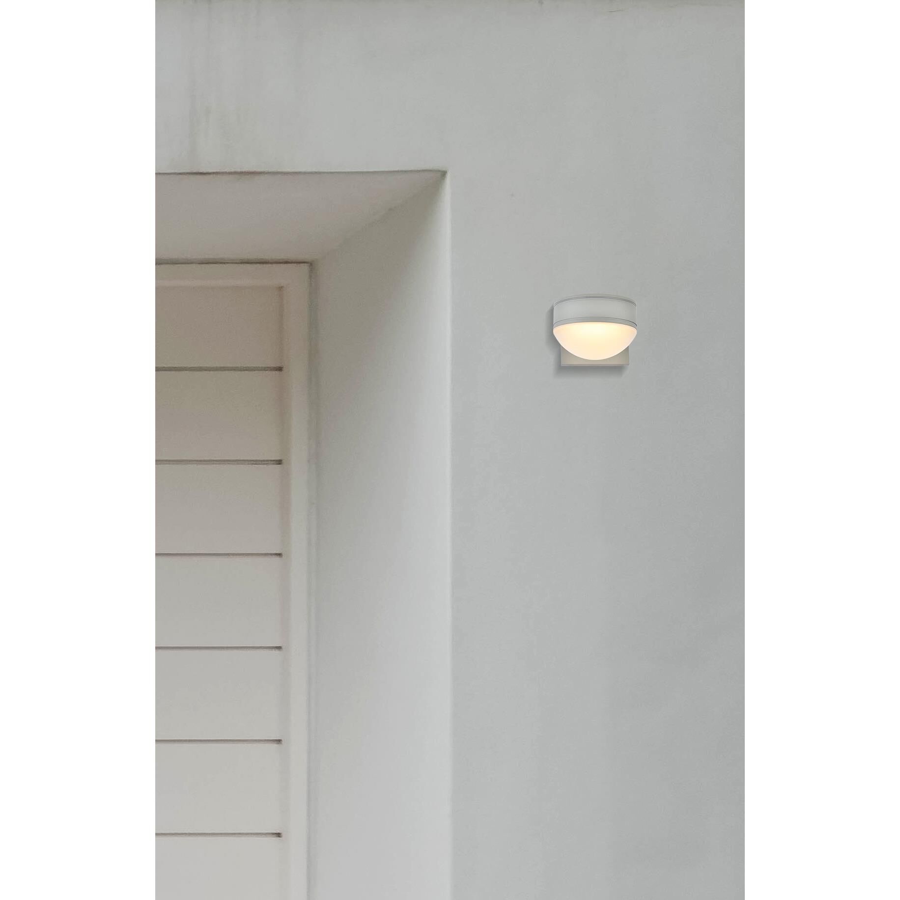 Elegant Lighting Raine 5 Inch Tall LED Outdoor Wall Light