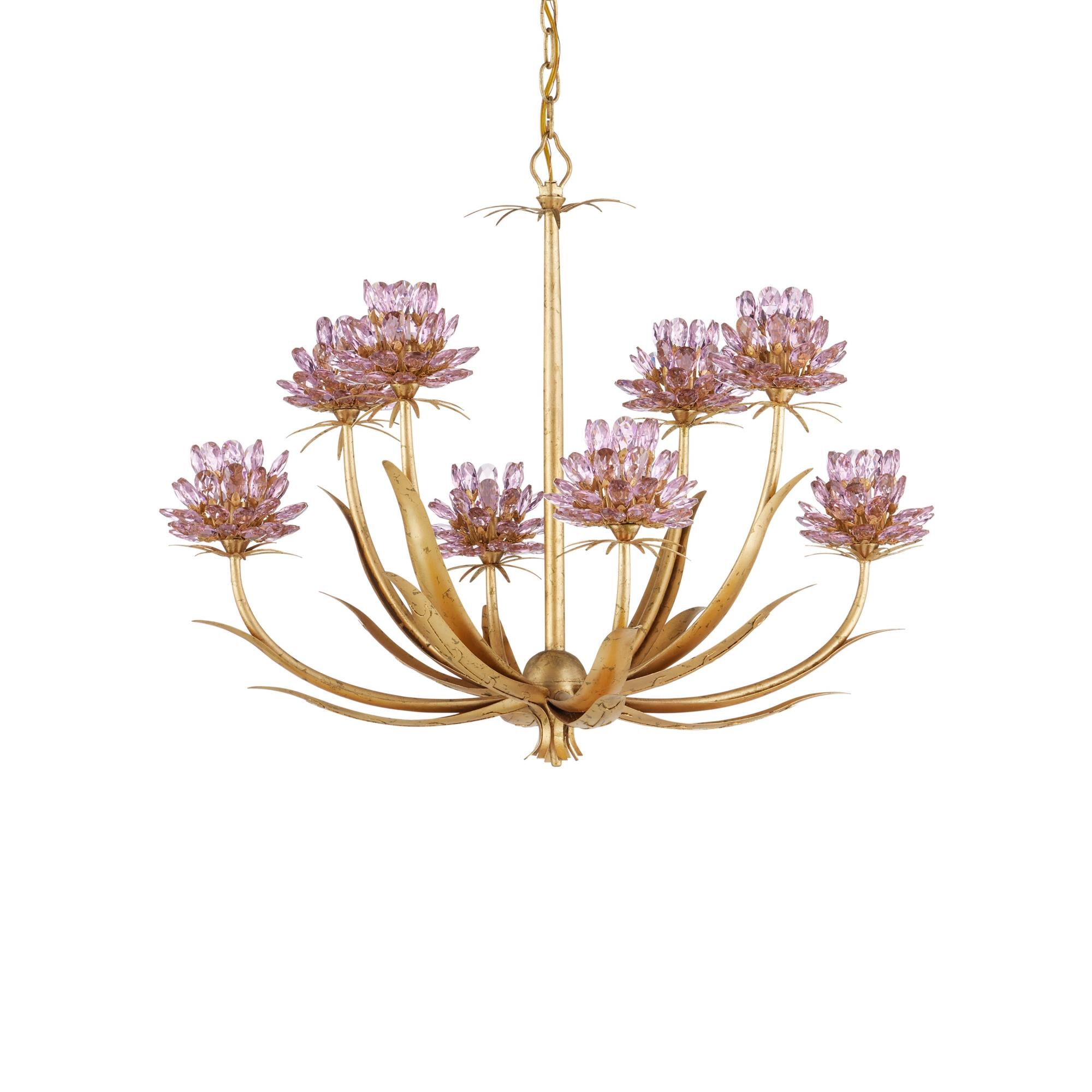 Shown in Pink and Dutch Gold Leaf finish