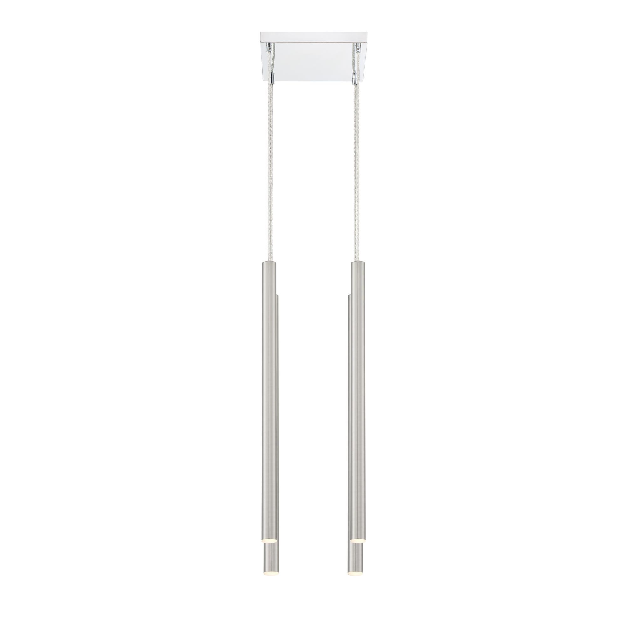 Shown in Chrome finish and Steel glass and Steel shade