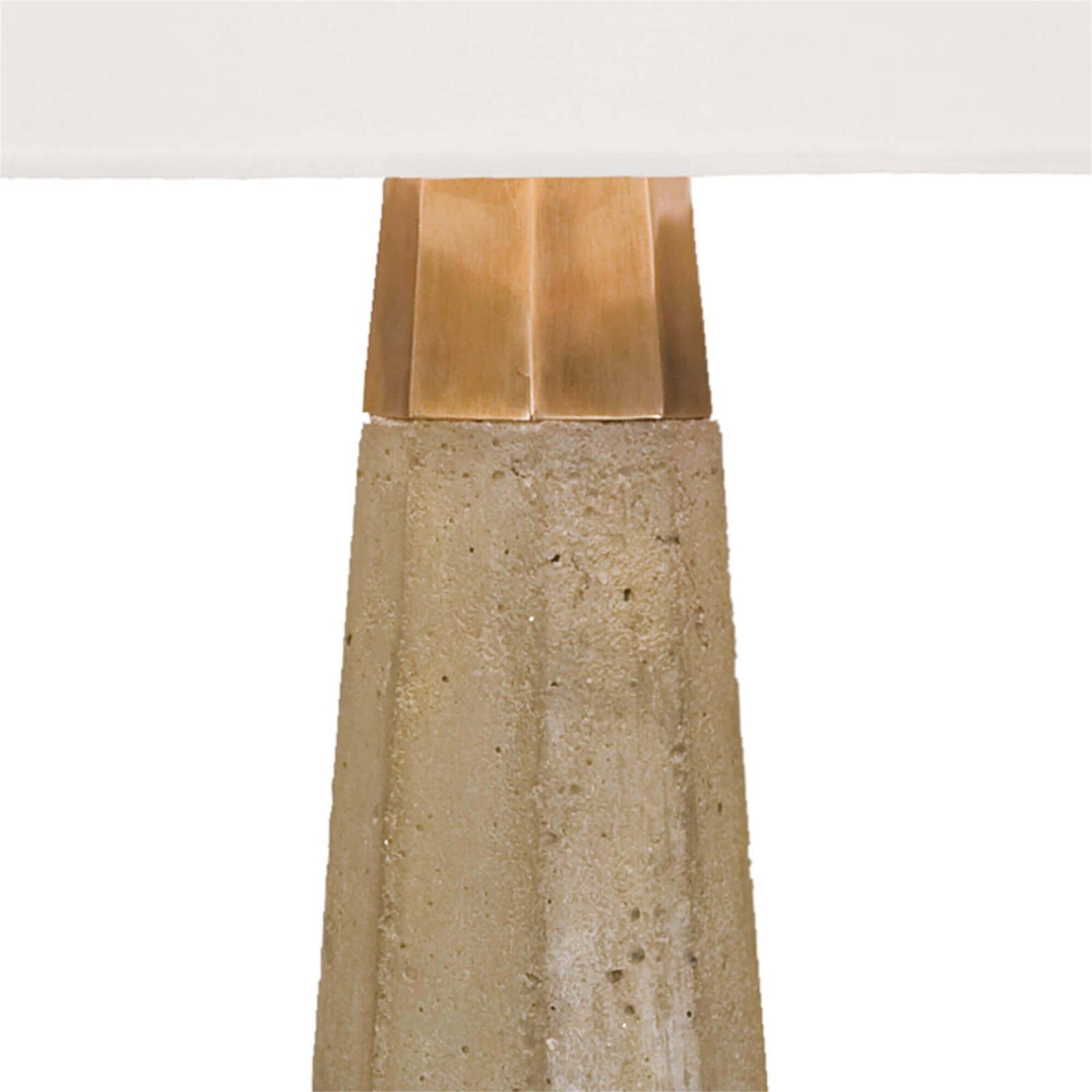 Shown in Natural finish and Linen shade