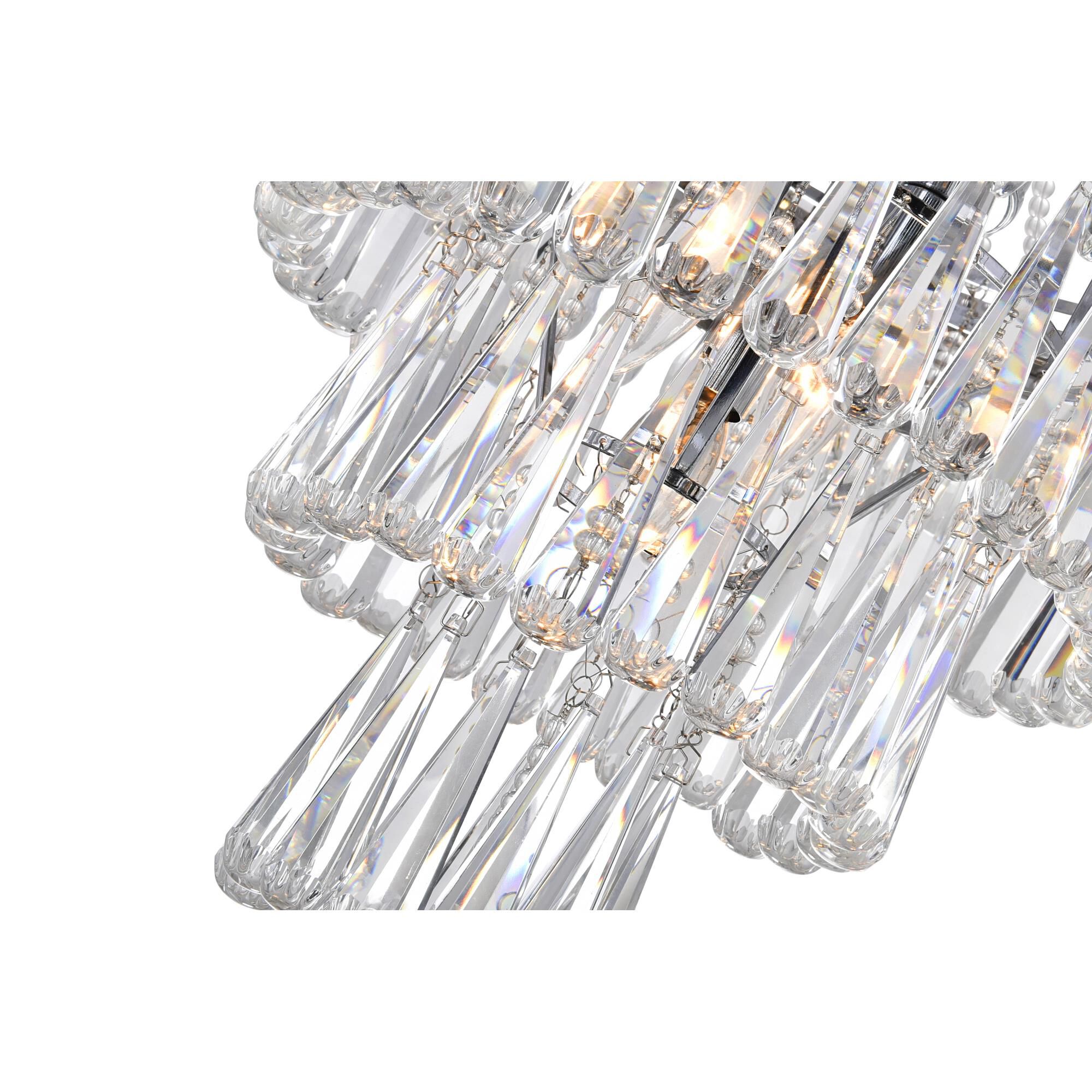 Vast 24 Inch 13 Light Chandelier by CWI Lighting