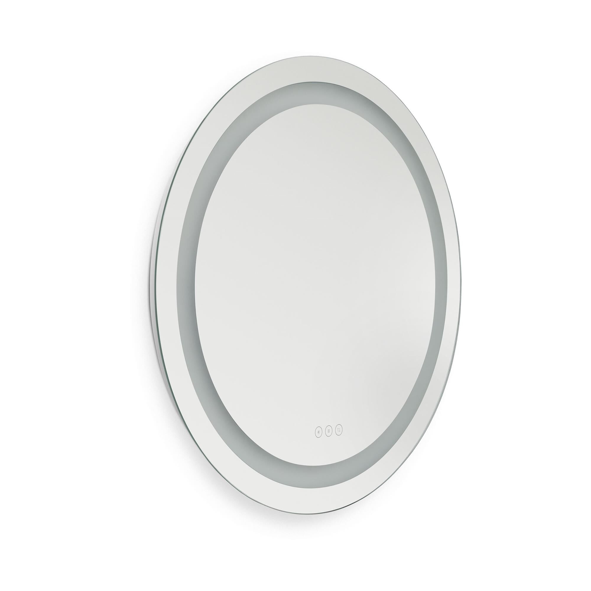 Shown in Might Bright White finish and Mirror Glass shade