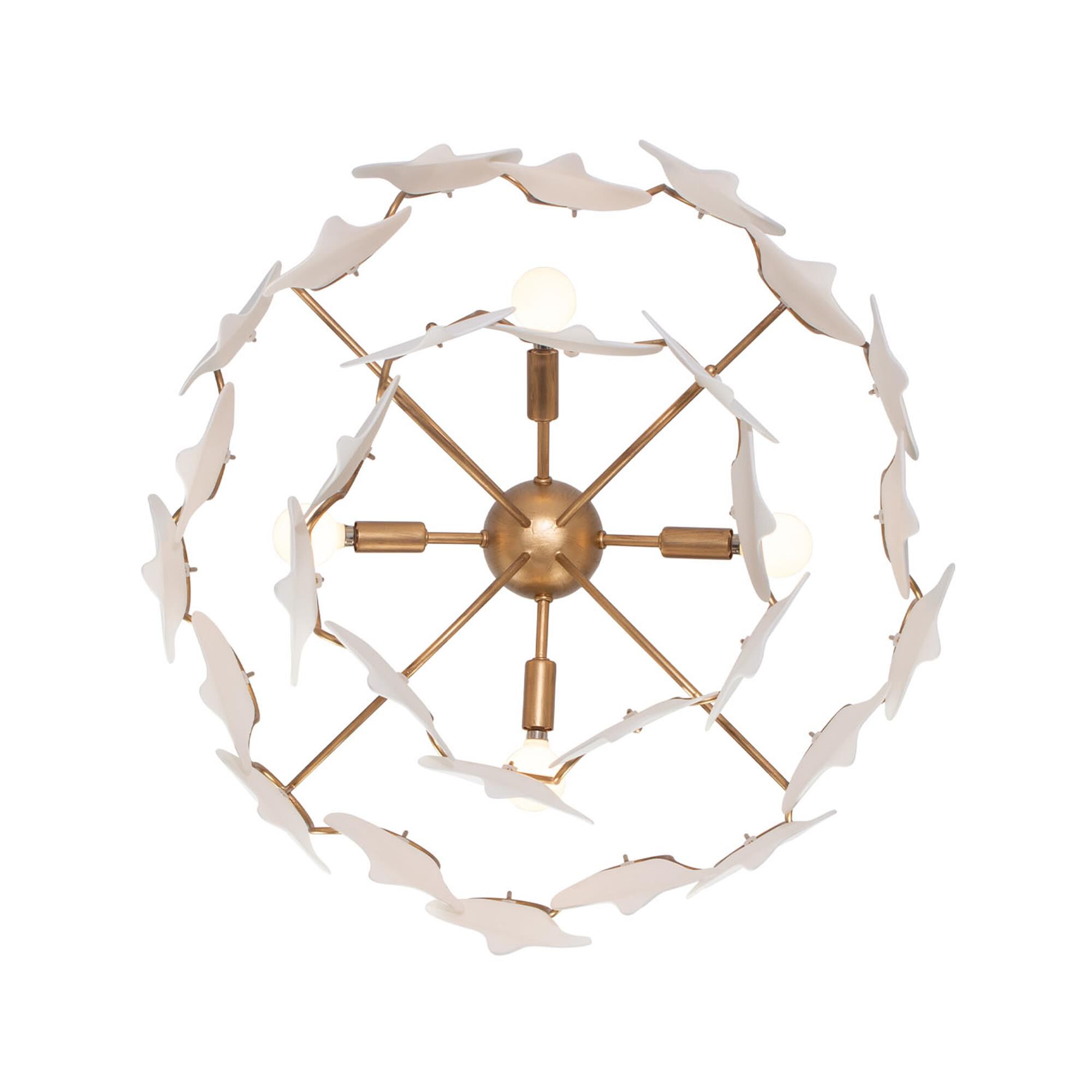 Manta 25 Inch Chandelier by Kalco Lighting