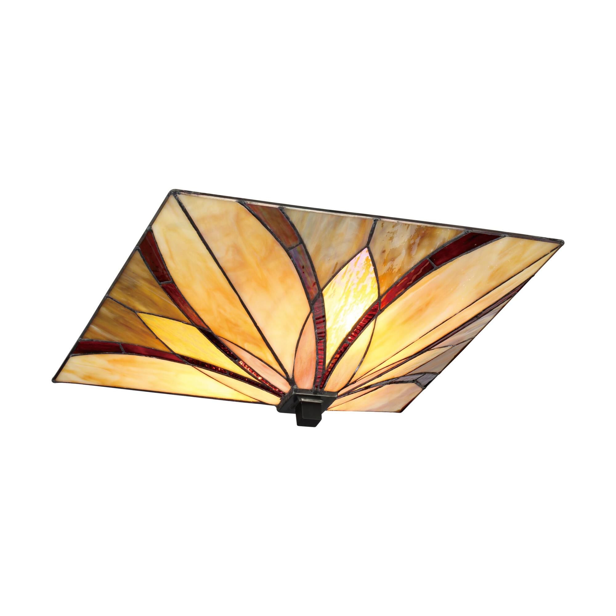 Asheville 15 Inch 2 Light Flush Mount by Quoizel
