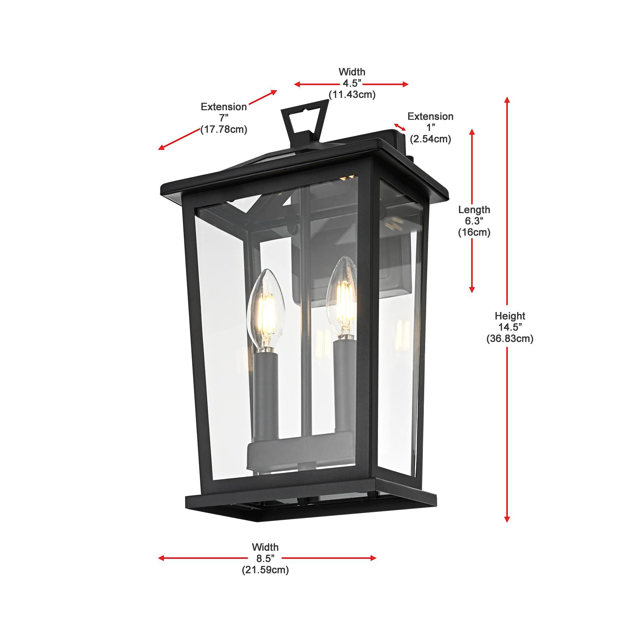 Shown in Black finish