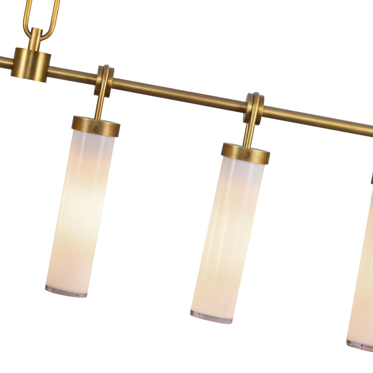 Alan Pepin Wynwood 52 Inch 6 Light Linear Suspension Light by Alora Lighting