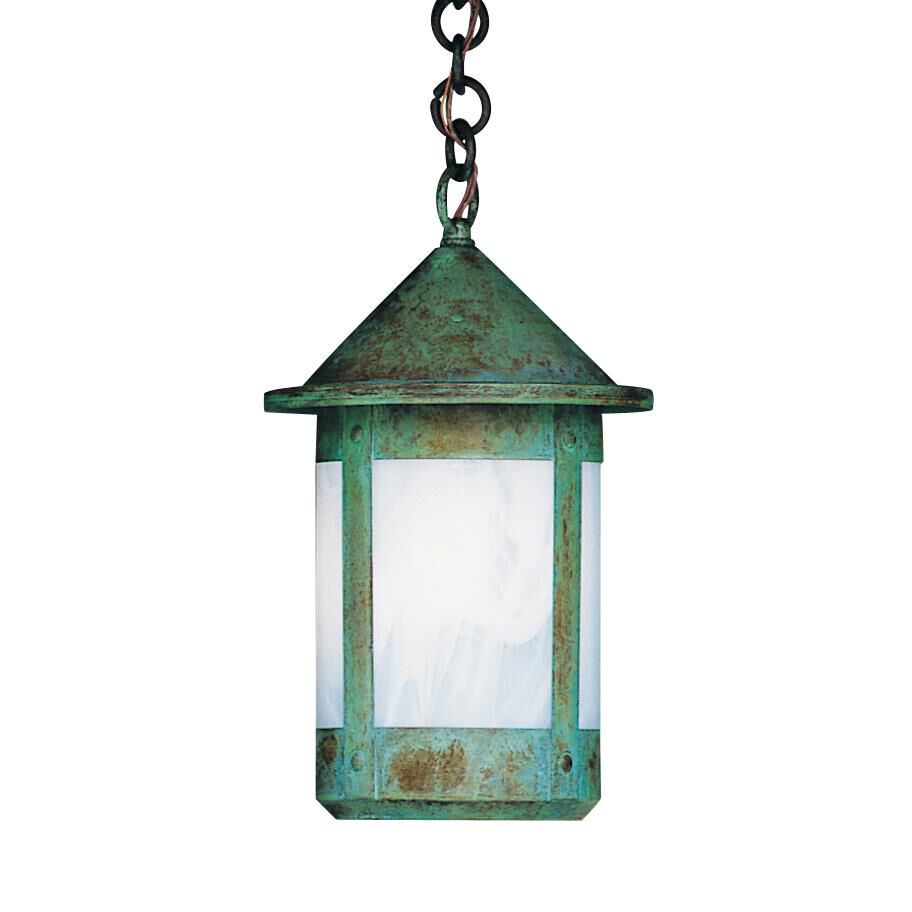 Berkeley 10 Inch Tall 1 Light Outdoor Hanging Lantern by Arroyo Craftsman
