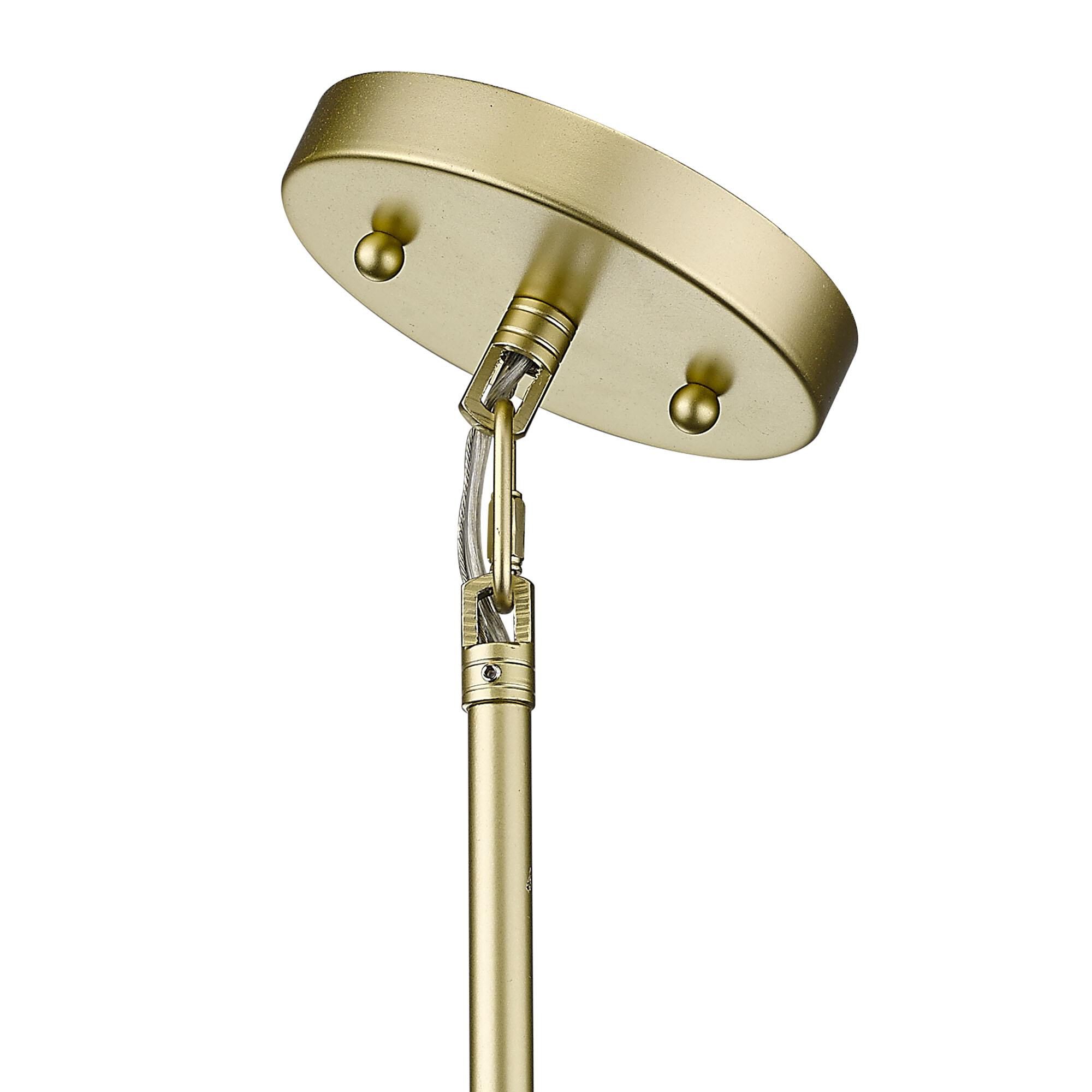 Zoey 9 Inch Mini Pendant by Golden Lighting