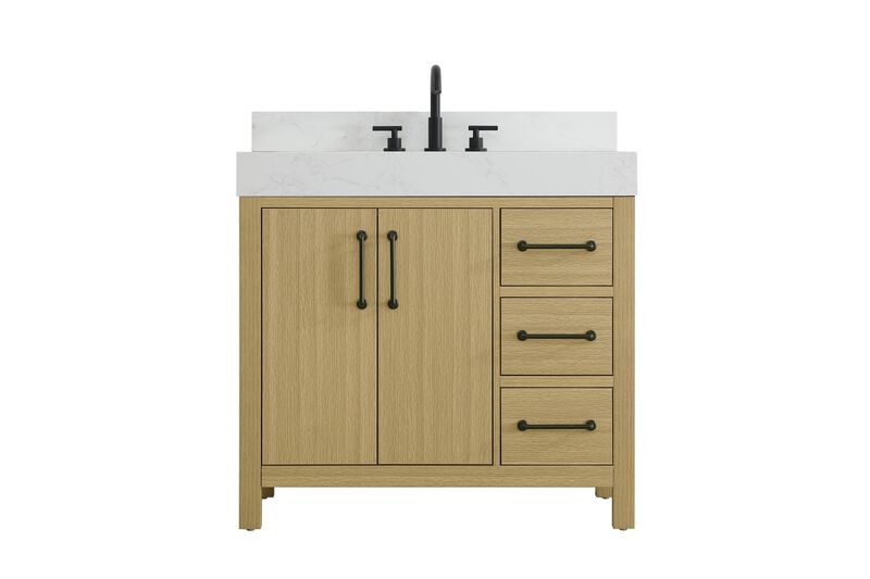 Nathan 36 Inch Bath Vanity by Elegant Dcor