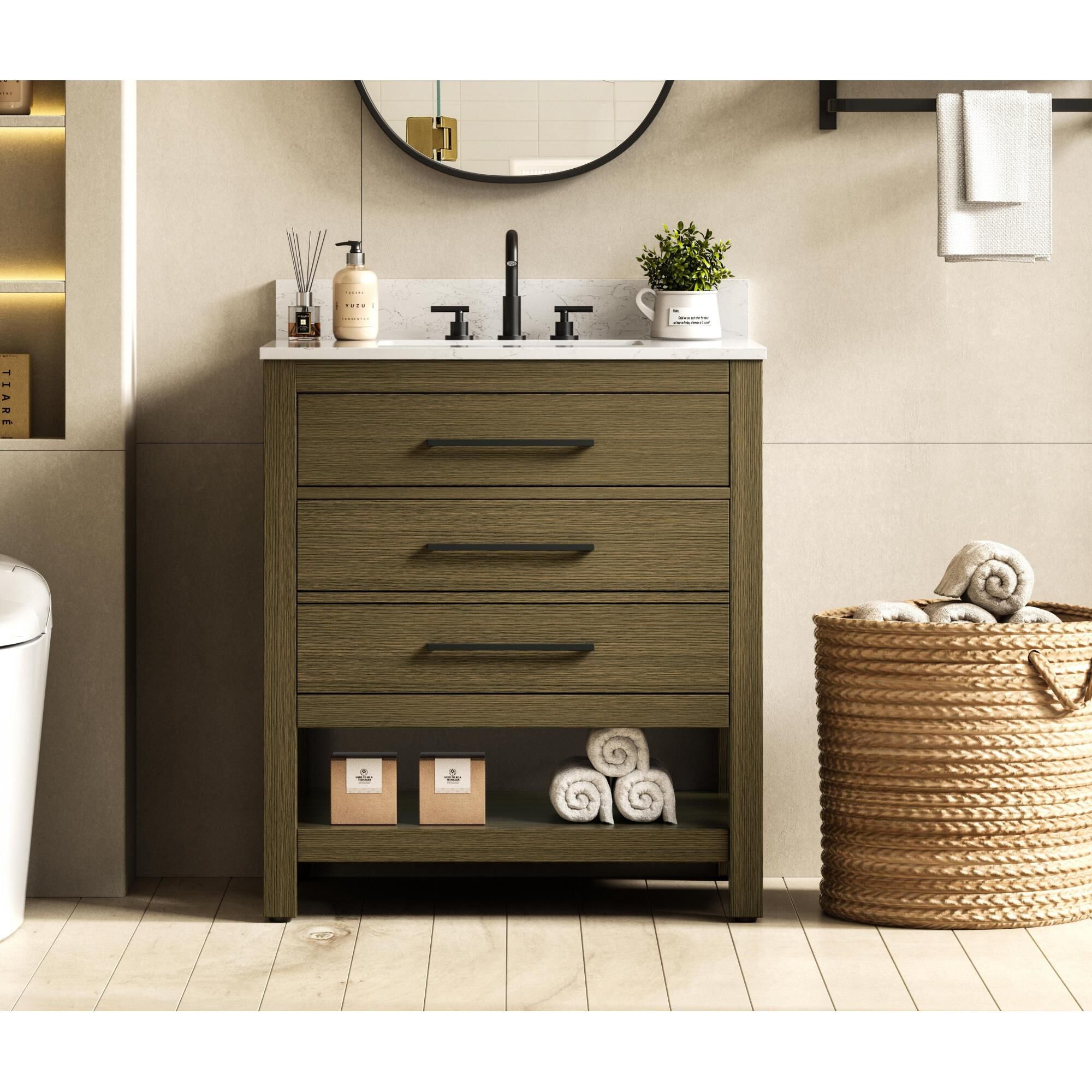 Shown in Chestnut Brown finish